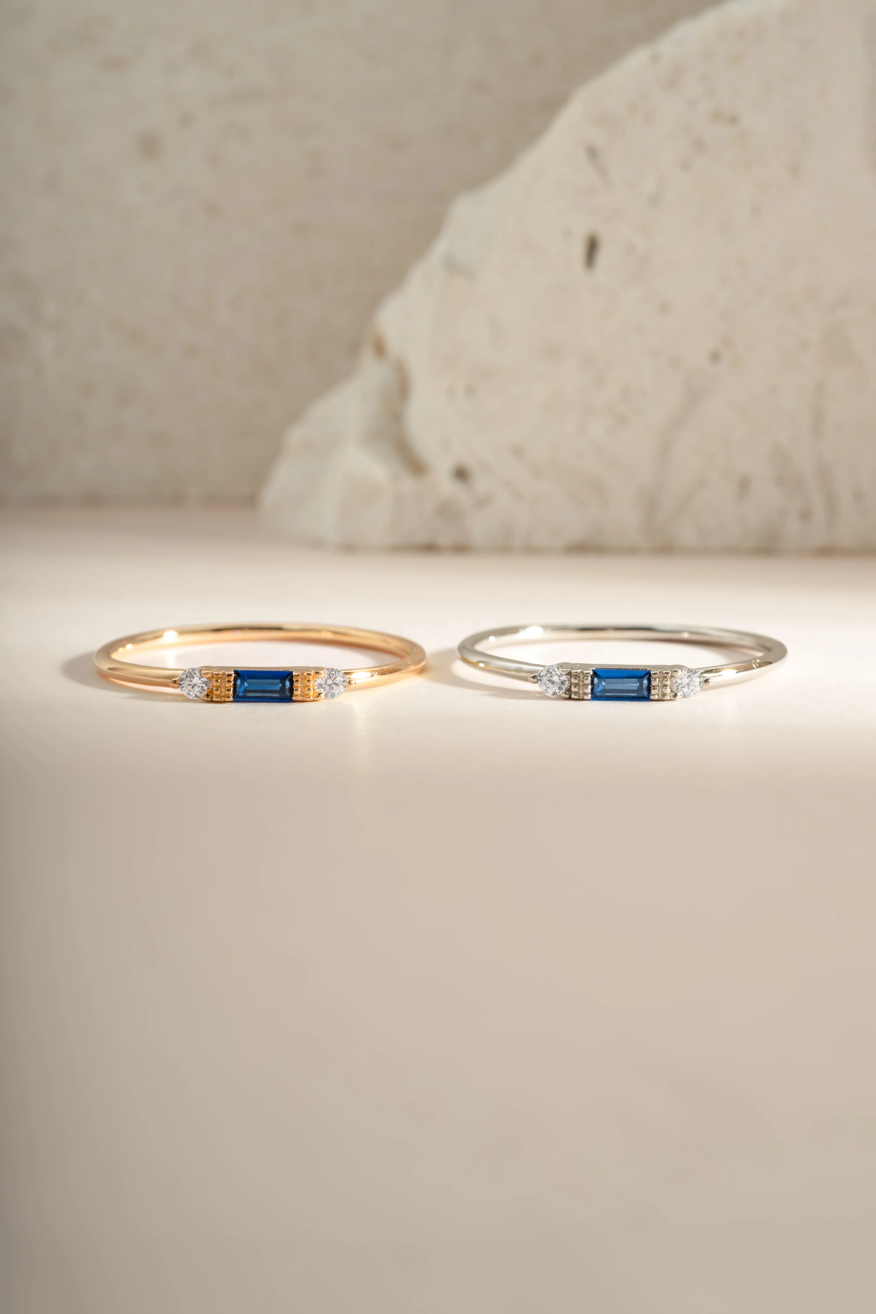Sapphire Baguette Ring - Image 3