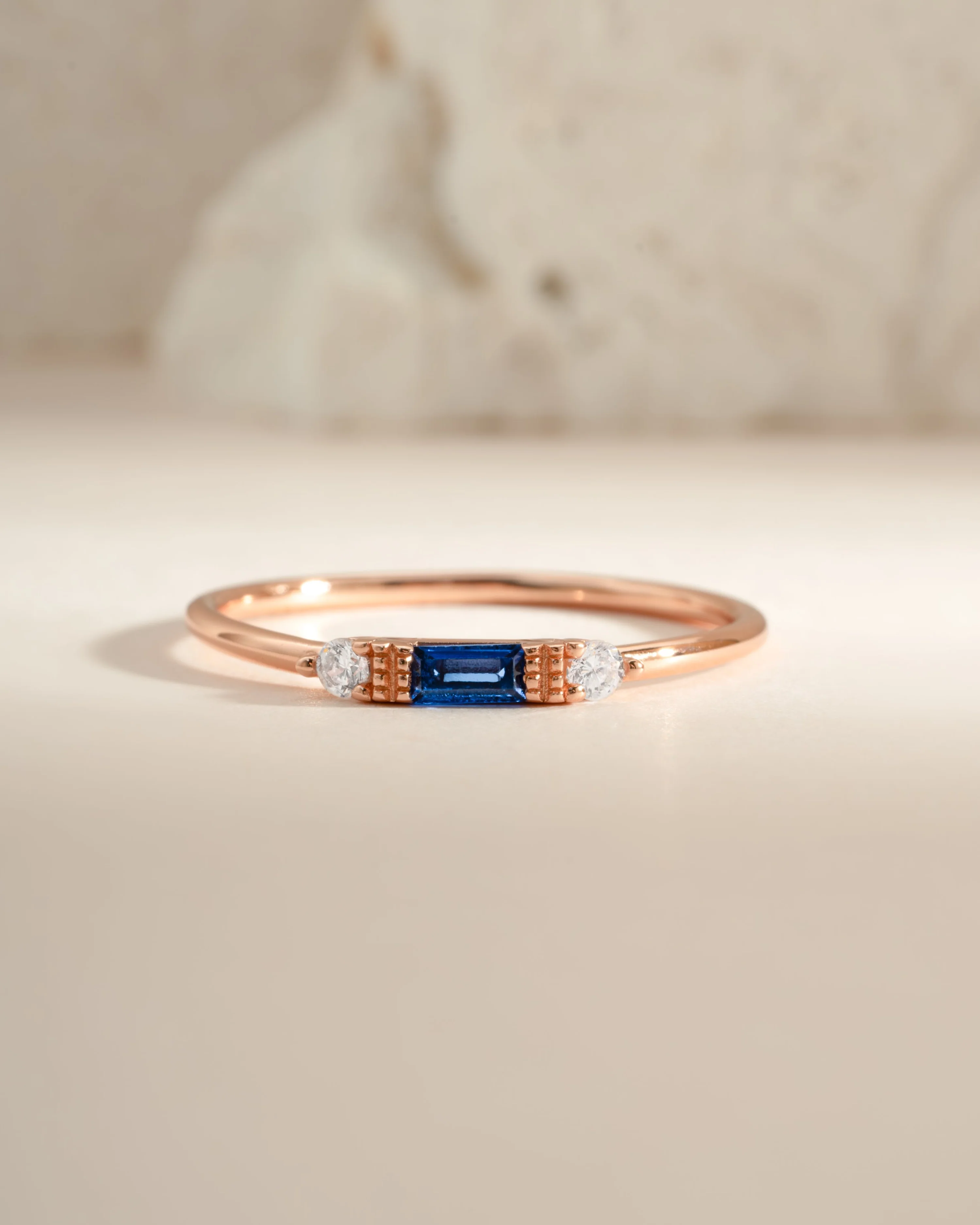 Sapphire Baguette Ring - Image 6