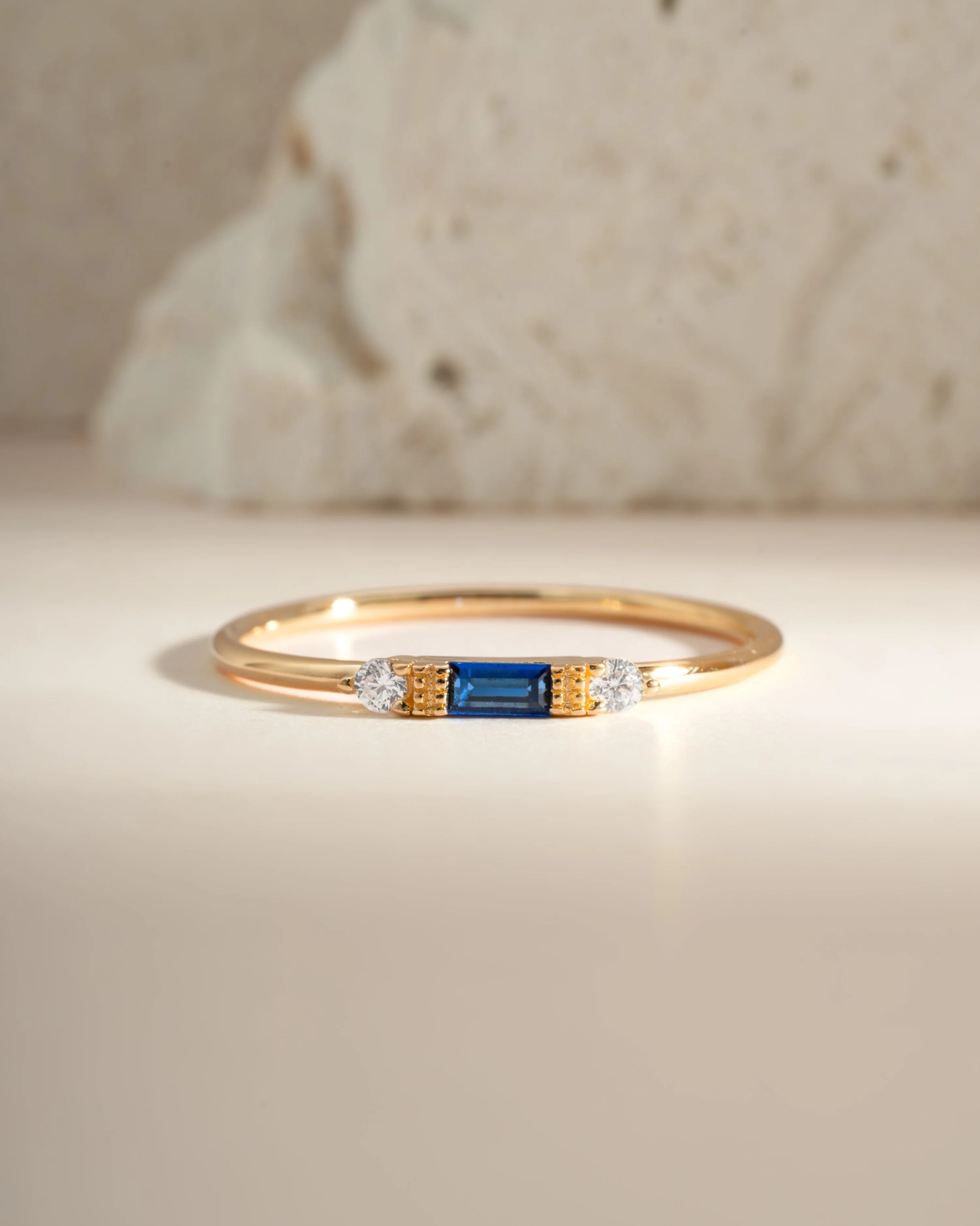 Sapphire Baguette Ring - Image 8