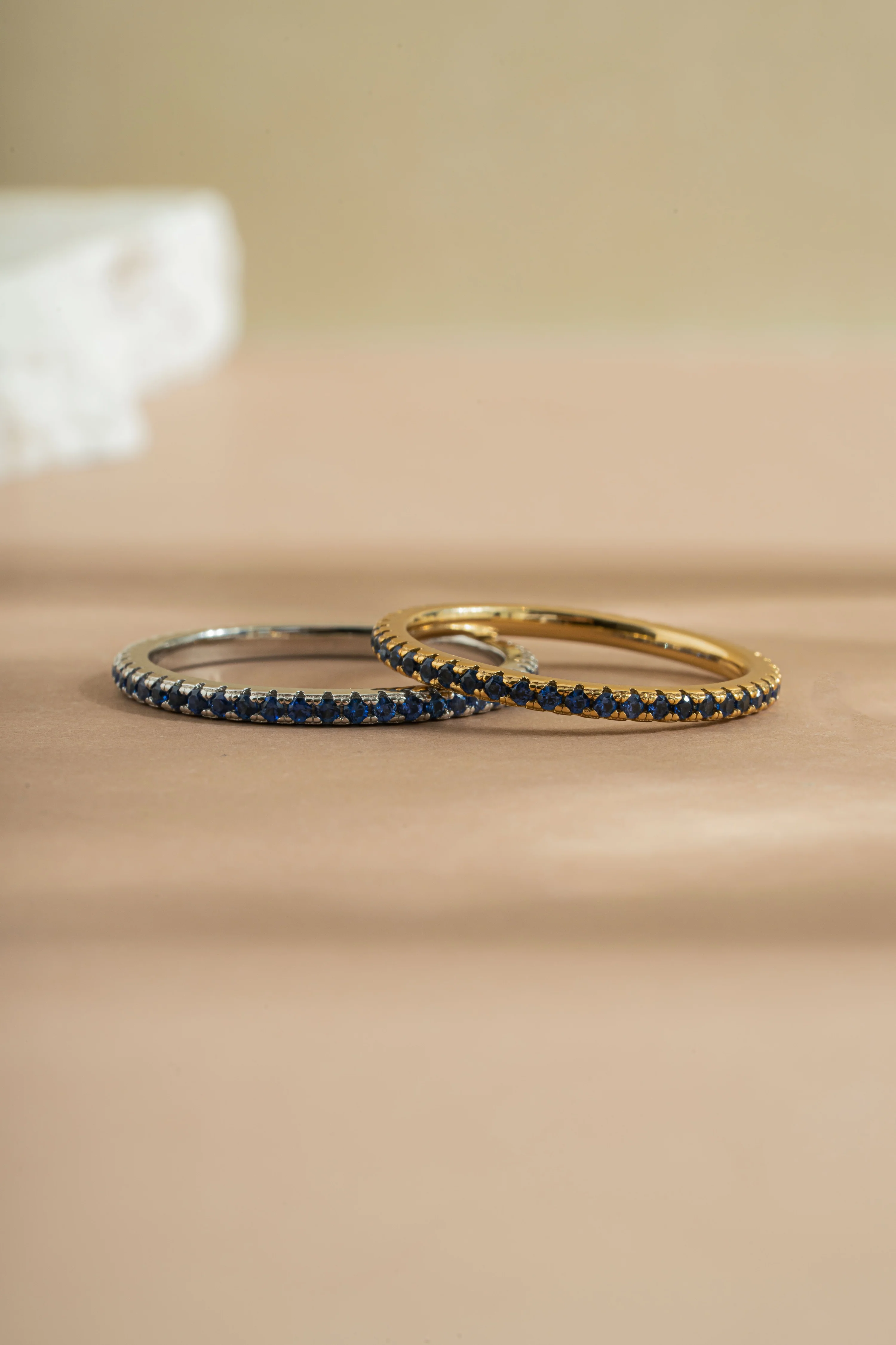 Sapphire Birthstone Eternity Rings - Image 3