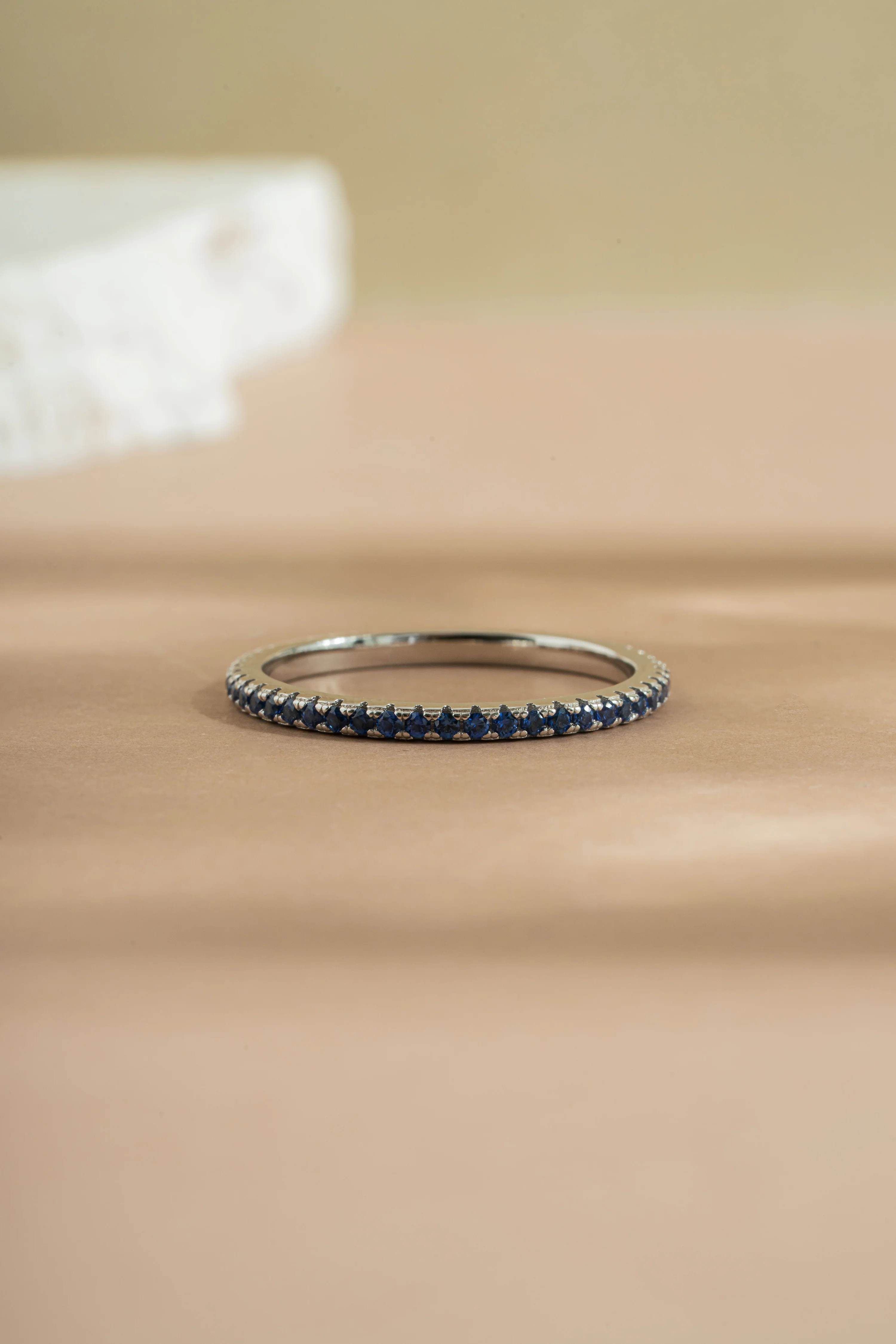 Sapphire Birthstone Eternity Rings - Image 5