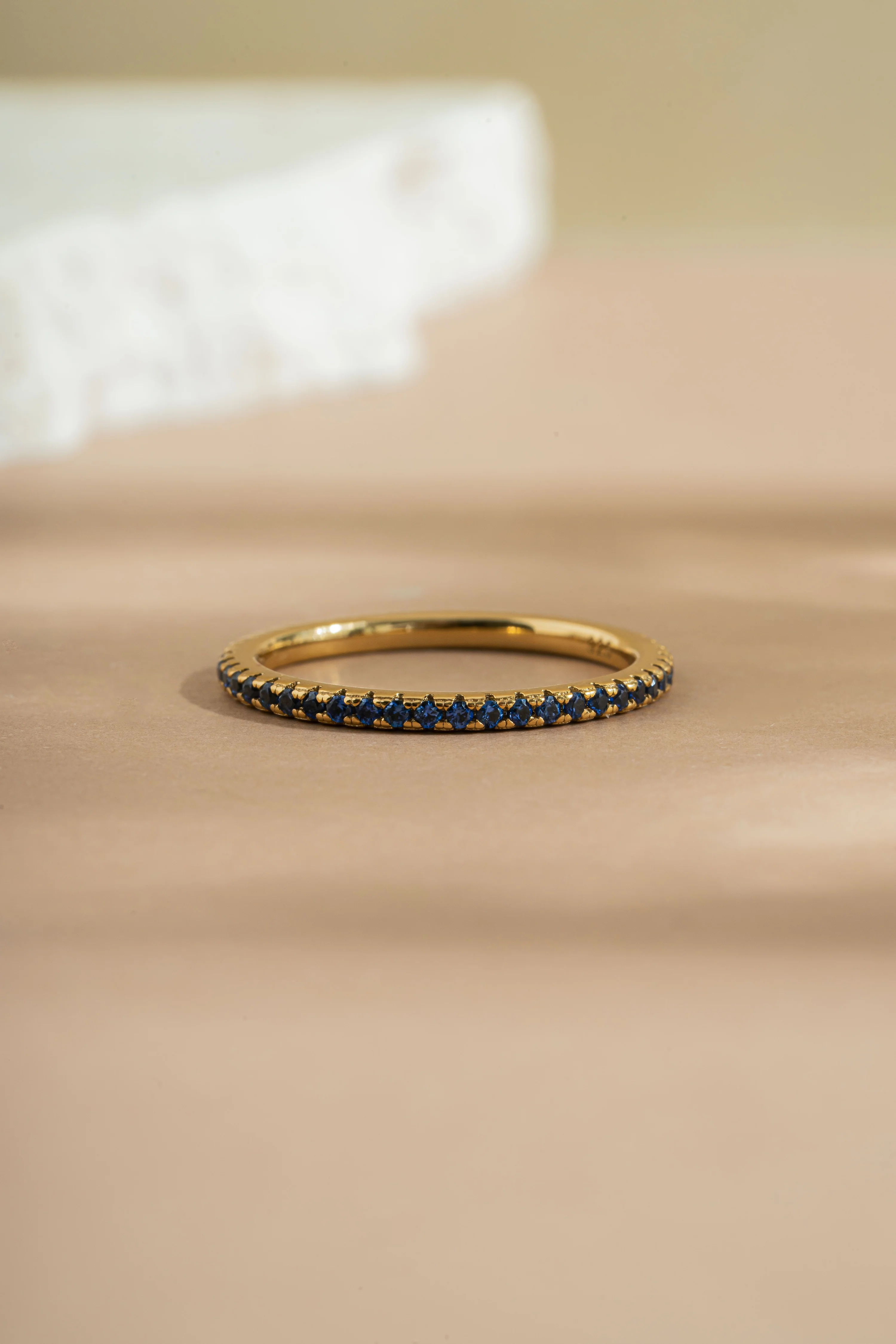 Sapphire Birthstone Eternity Rings - Image 7