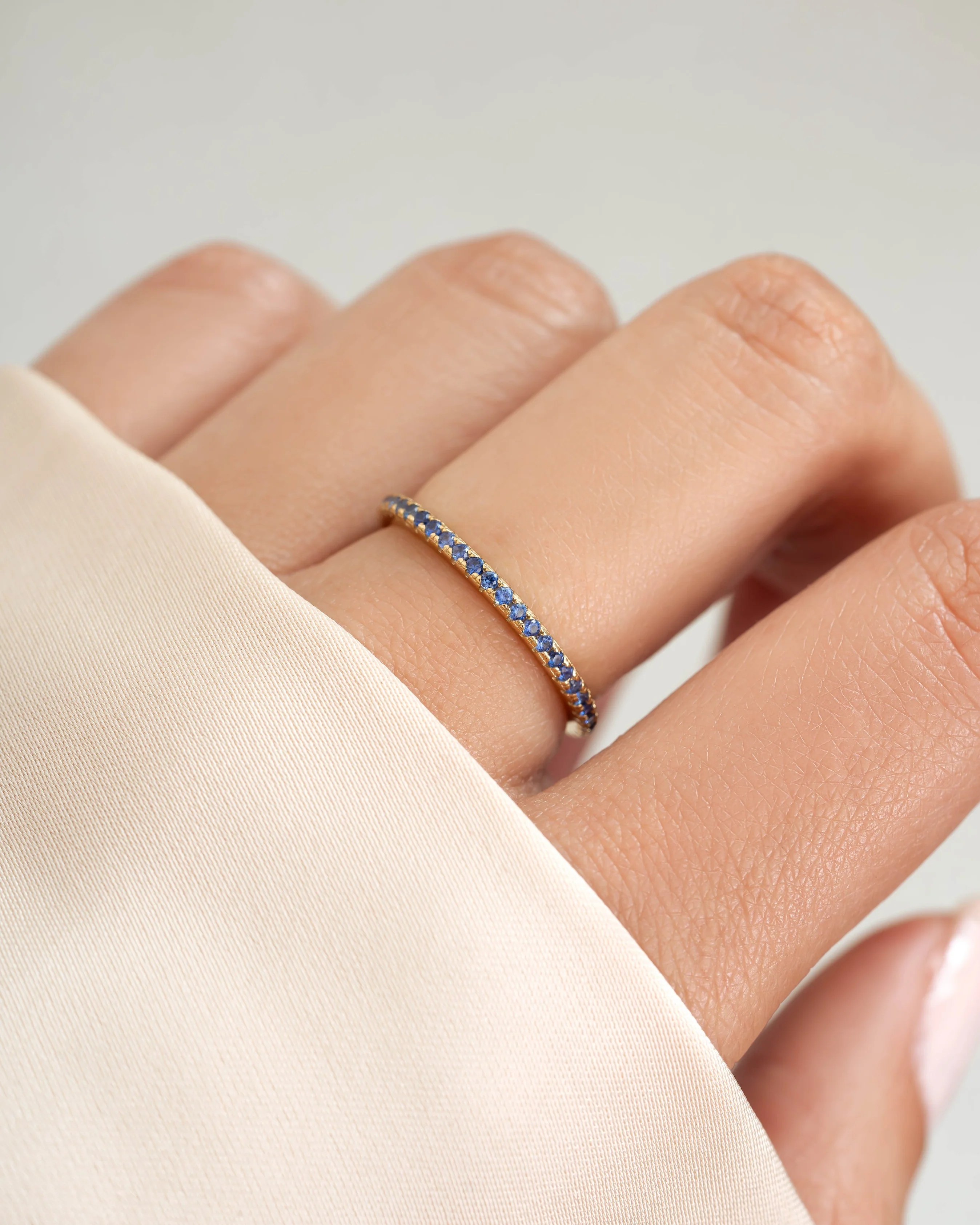 Sapphire Eternity Ring - Image 2