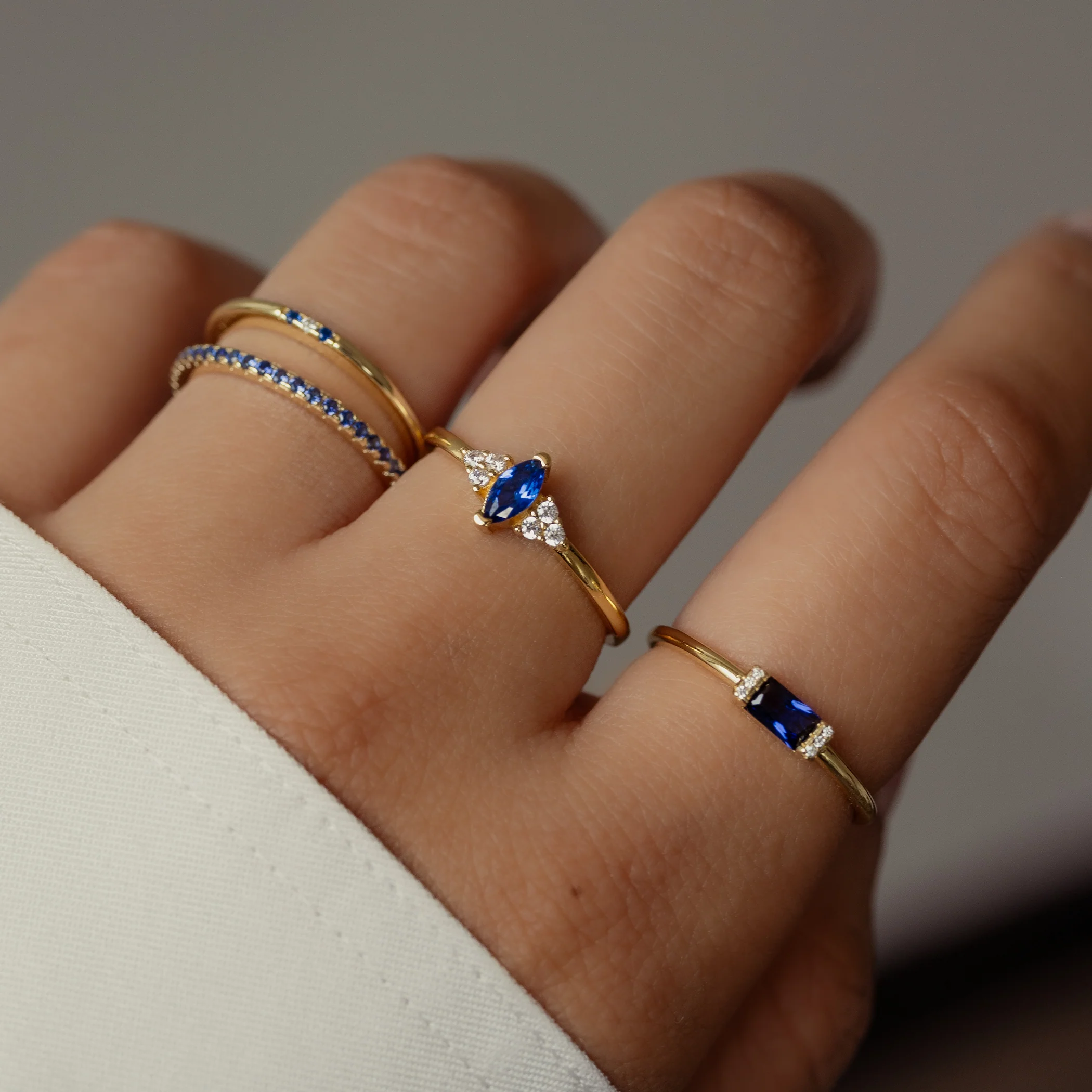Sapphire Eternity Ring - Image 5
