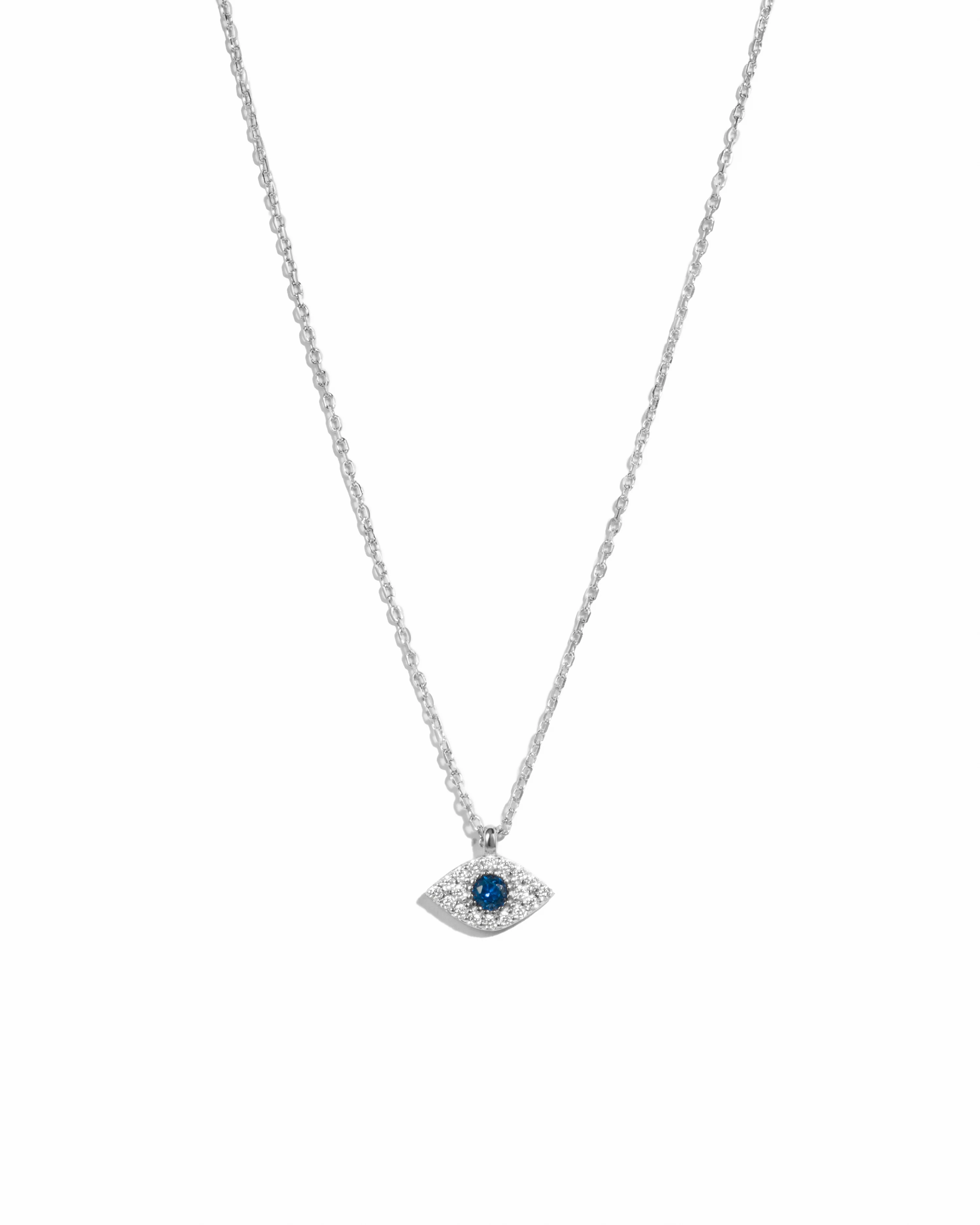 Sapphire Evil Eye Necklace - Image 10