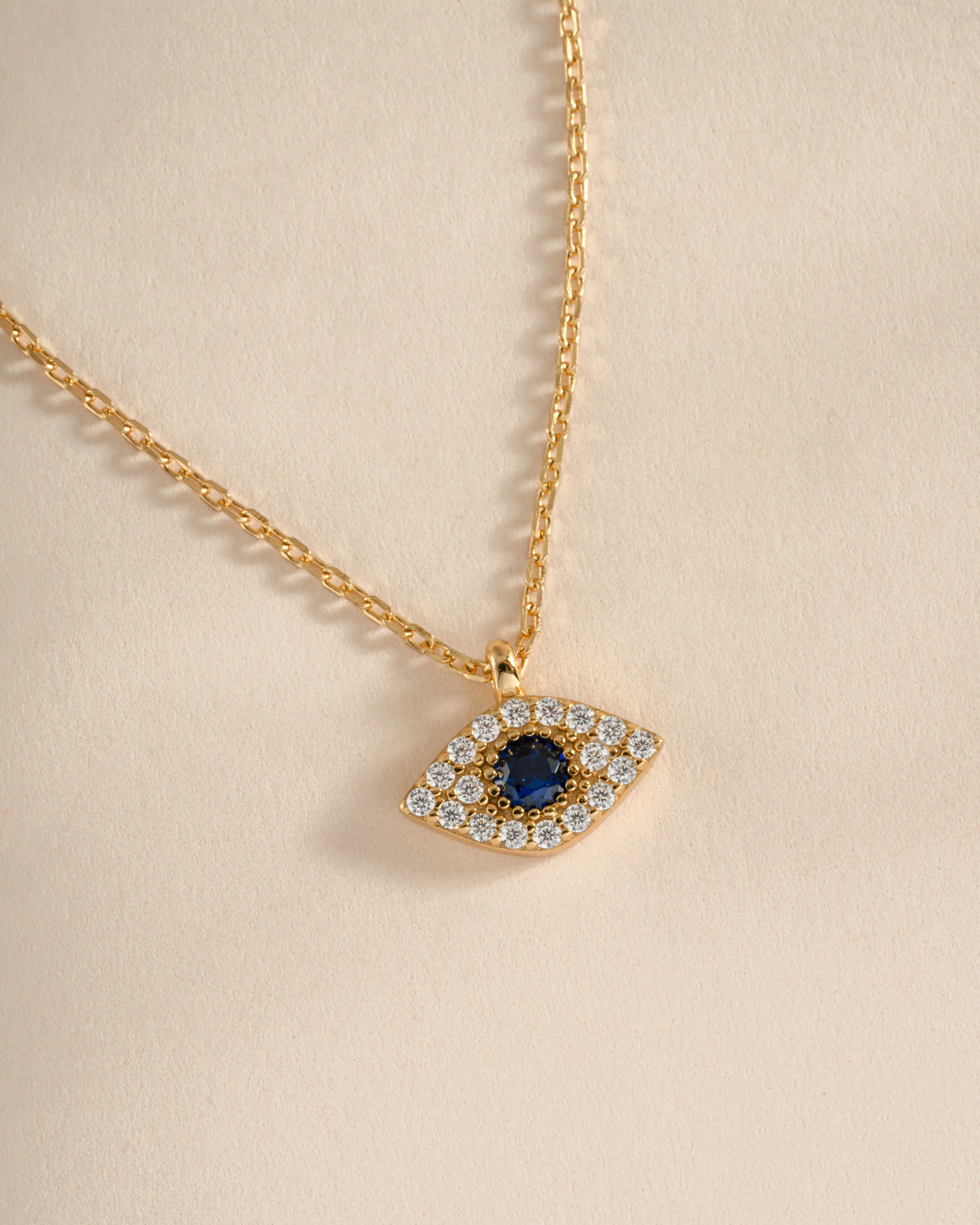 Sapphire Evil Eye Necklace - Image 6