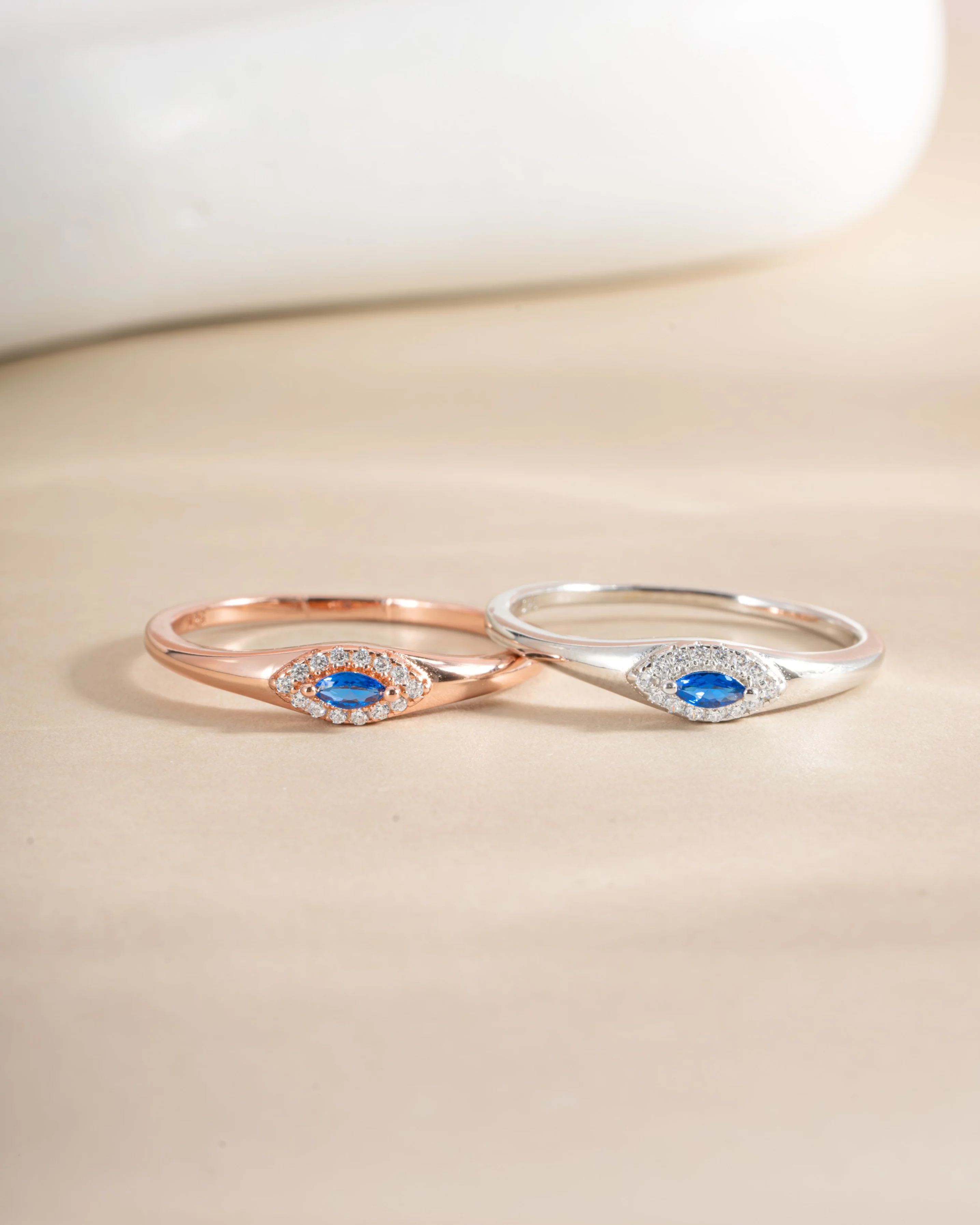 Sapphire Evil Eye Ring - Image 3