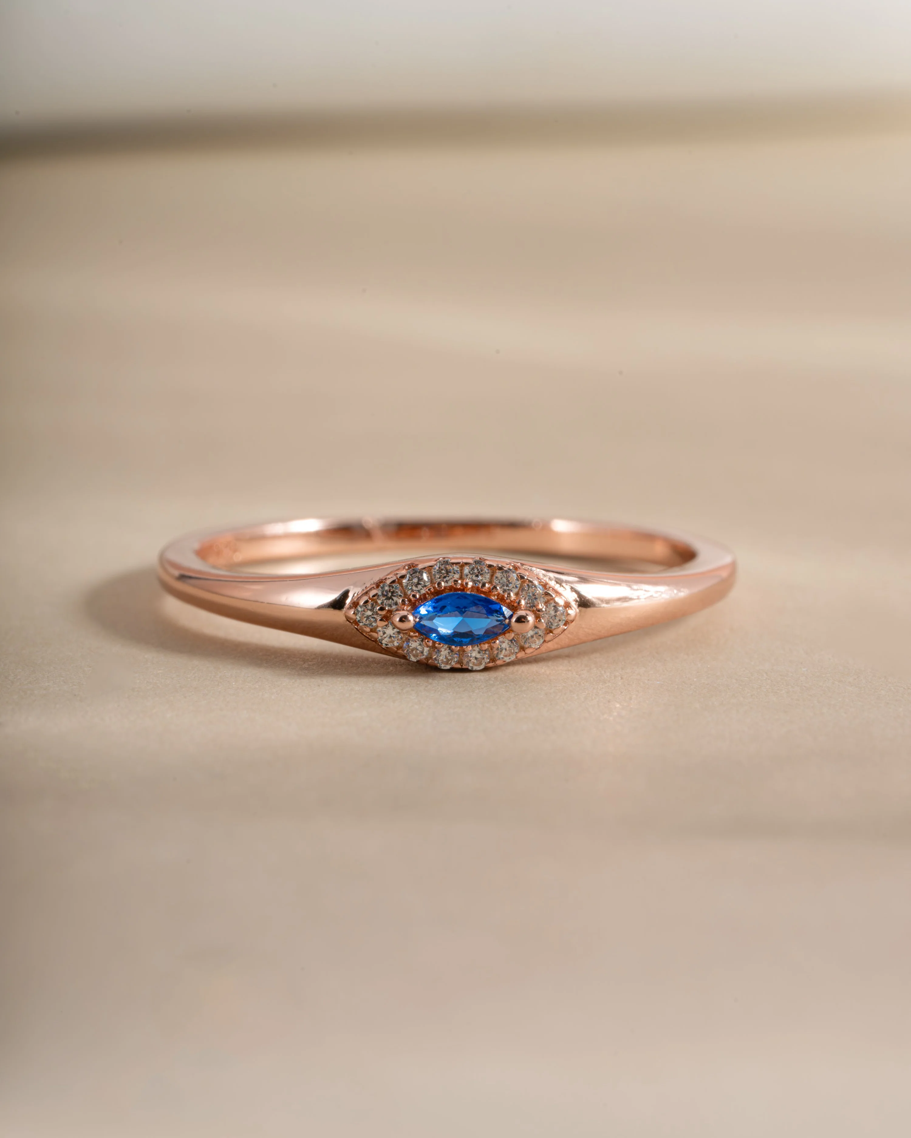 Sapphire Evil Eye Ring - Image 5