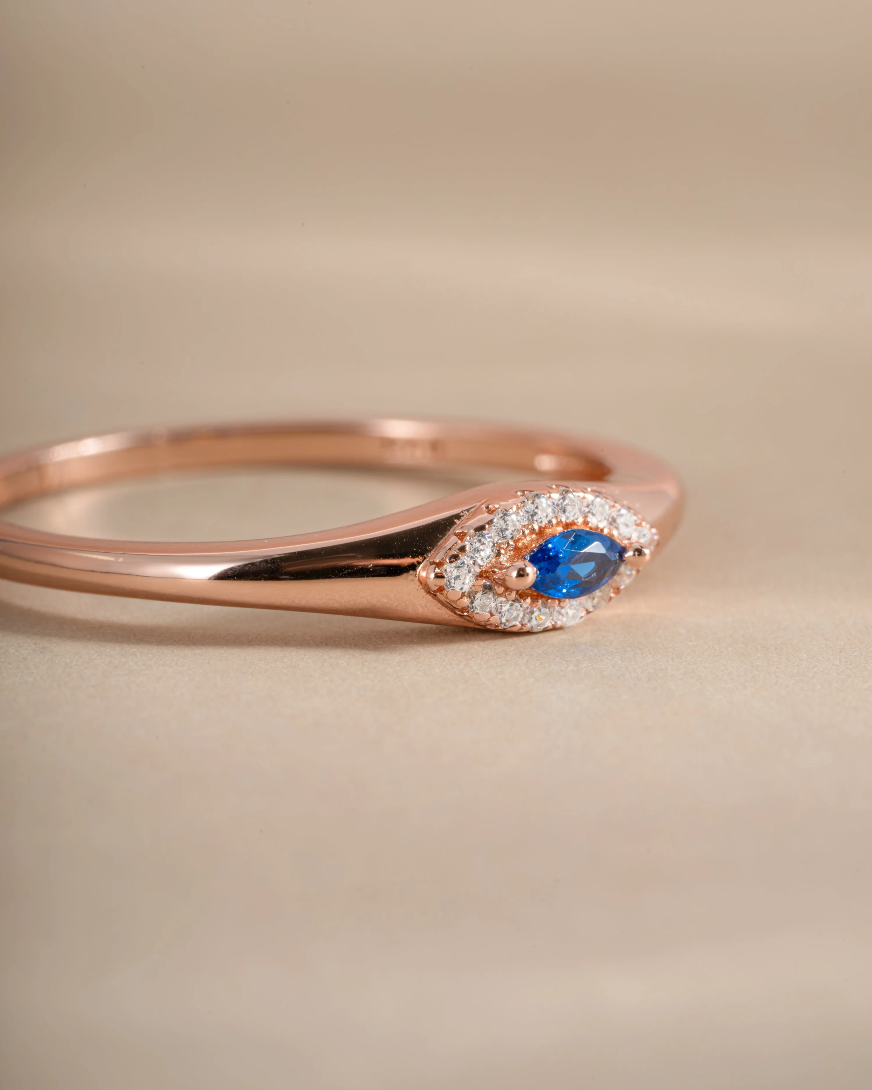 Sapphire Evil Eye Ring - Image 7