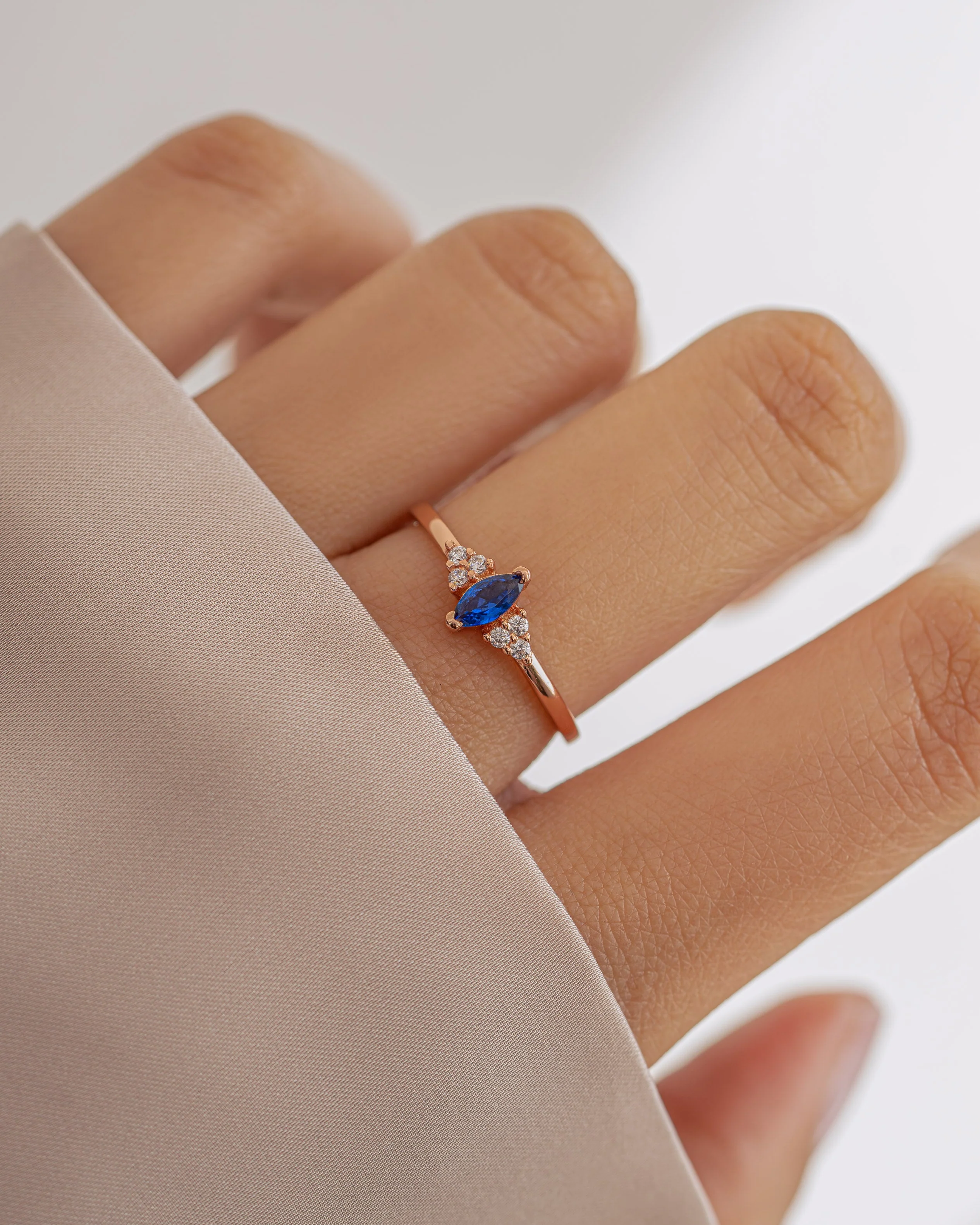 Sapphire Marquise Ring - Image 3