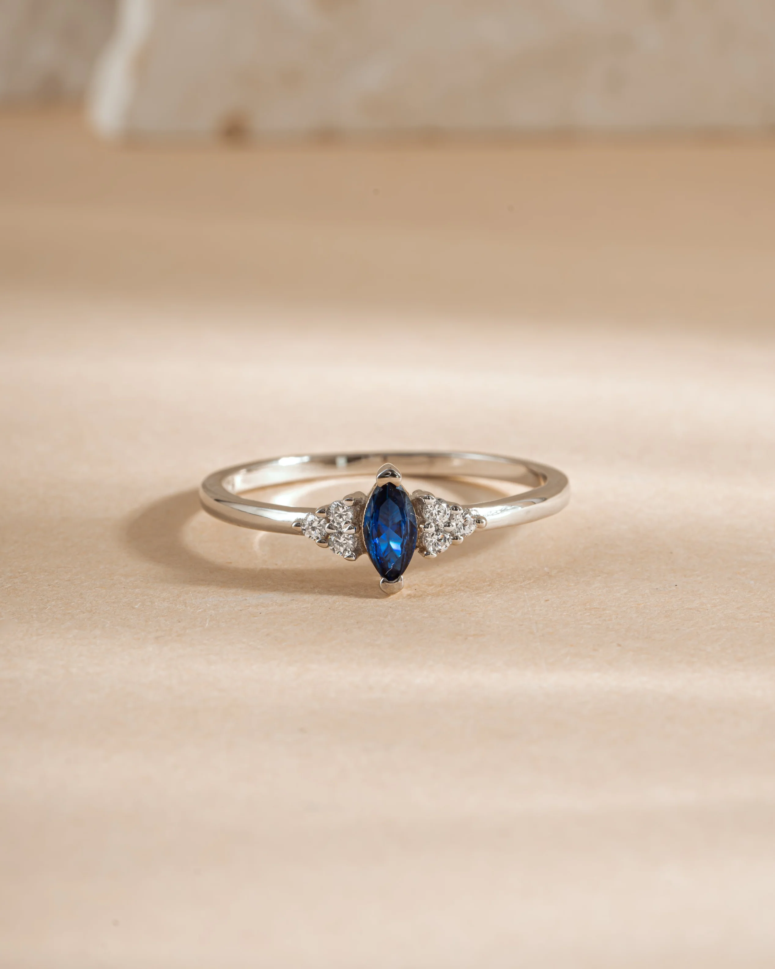 Sapphire Marquise Ring - Image 6