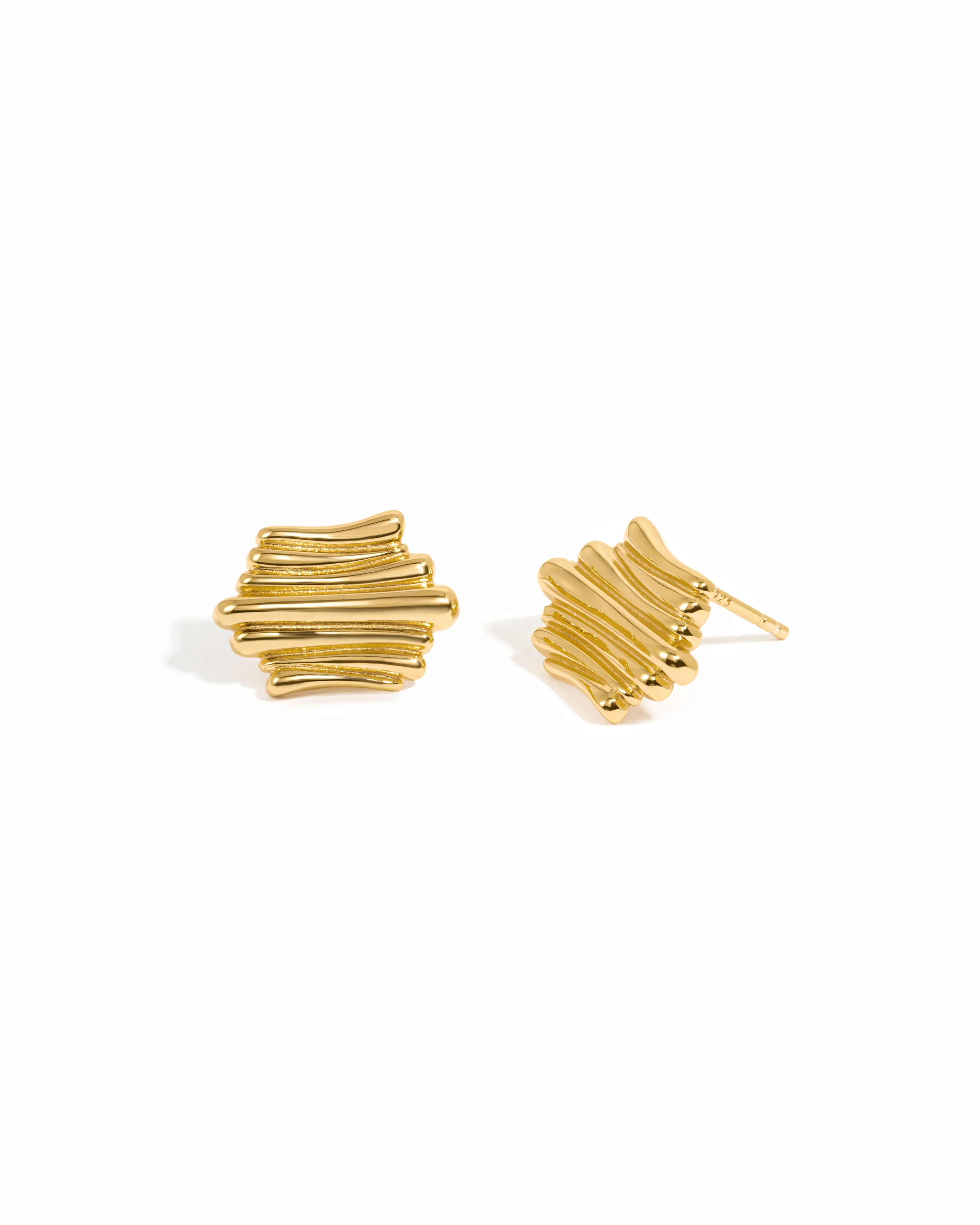 Scribble Stud Earrings