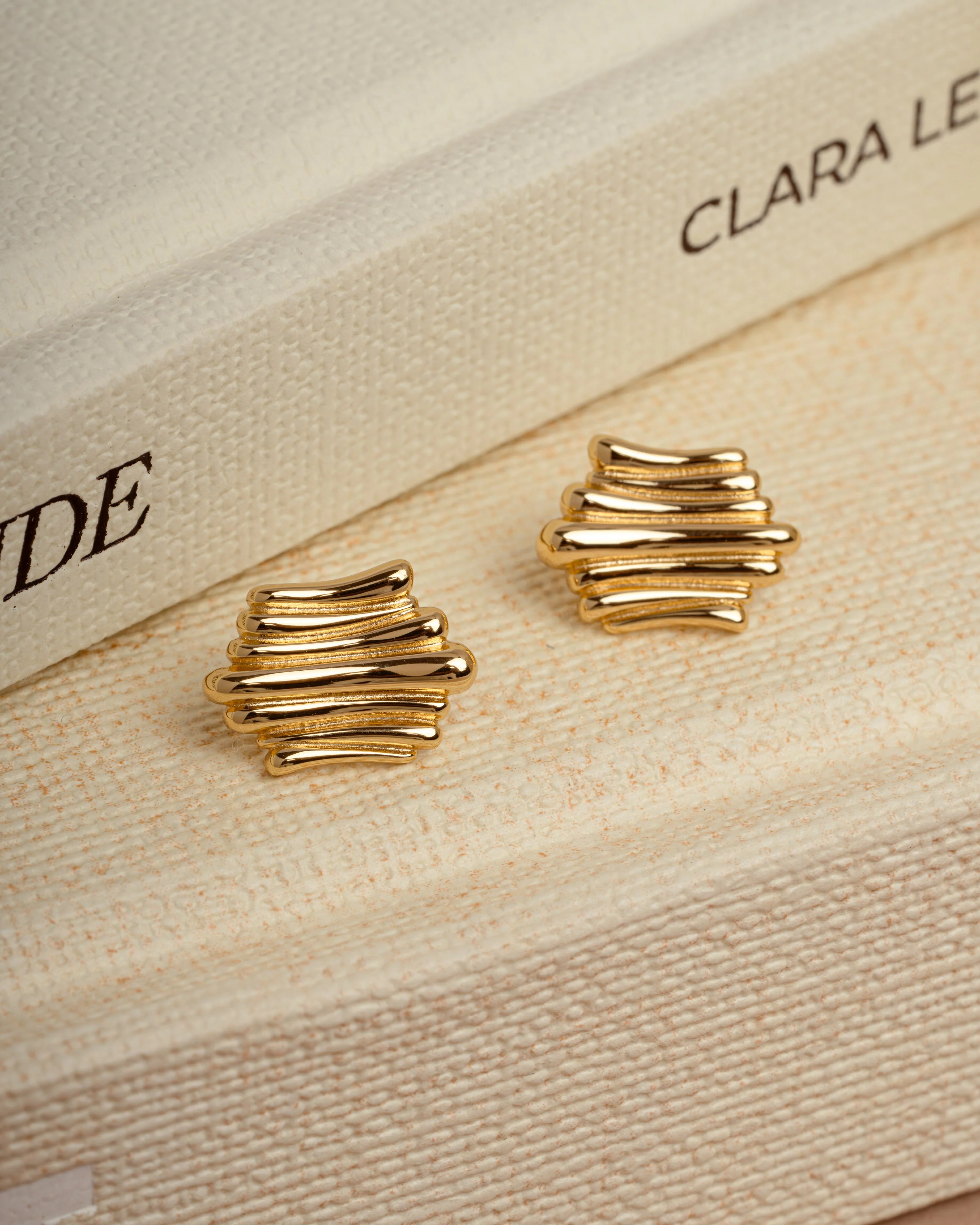 Scribble Stud Earrings - Image 5