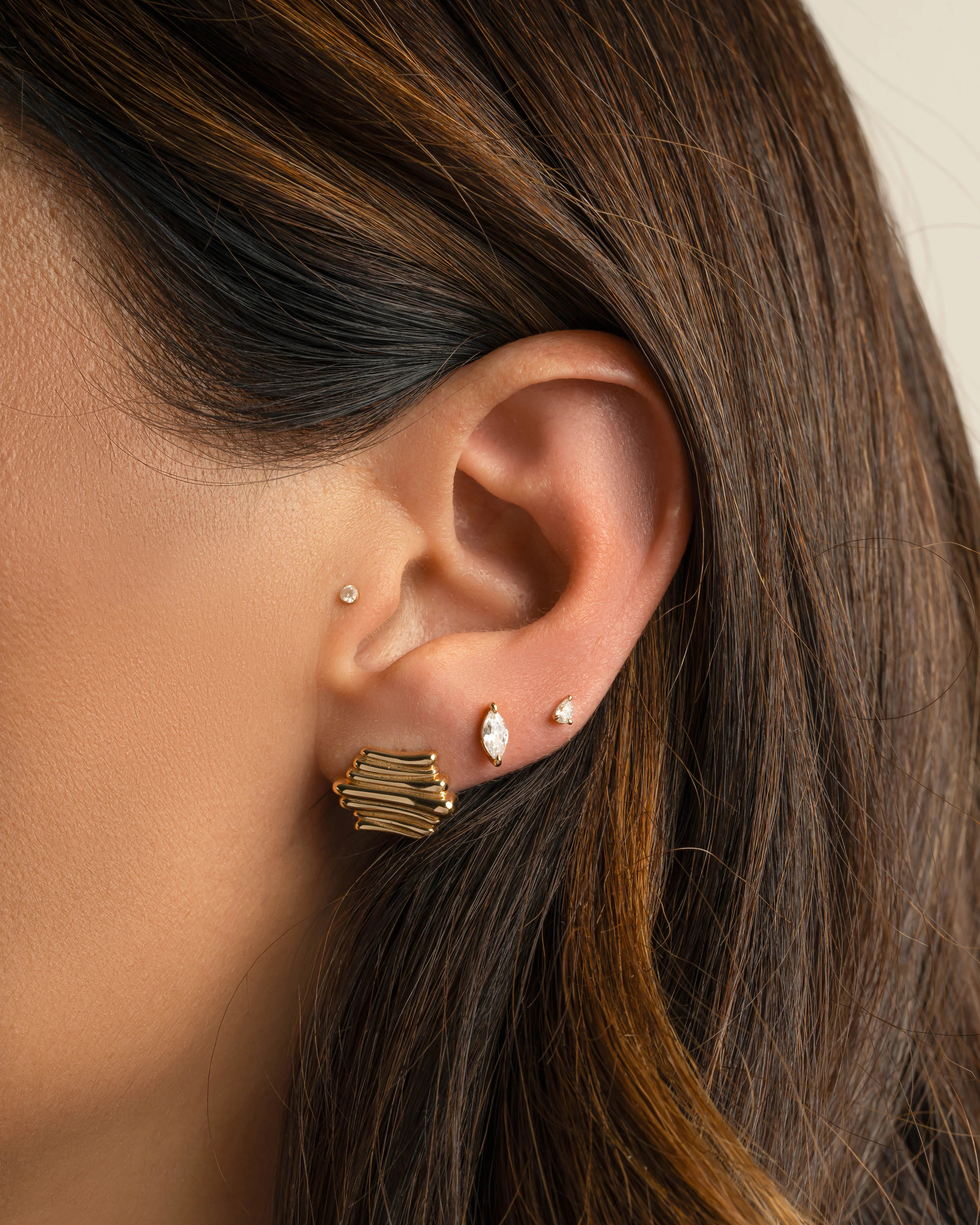 Scribble Stud Earrings - Image 6
