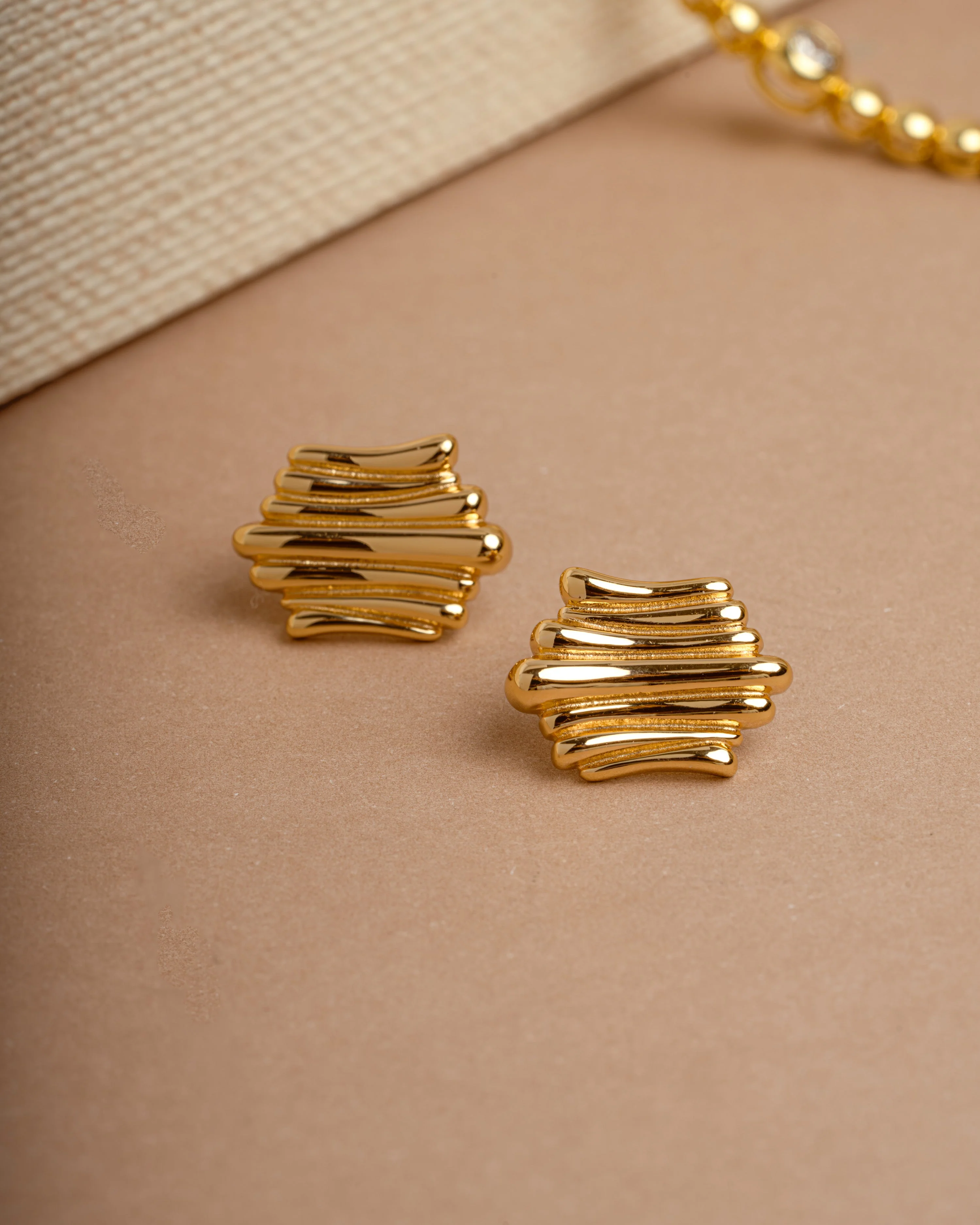 Scribble Stud Earrings - Image 8