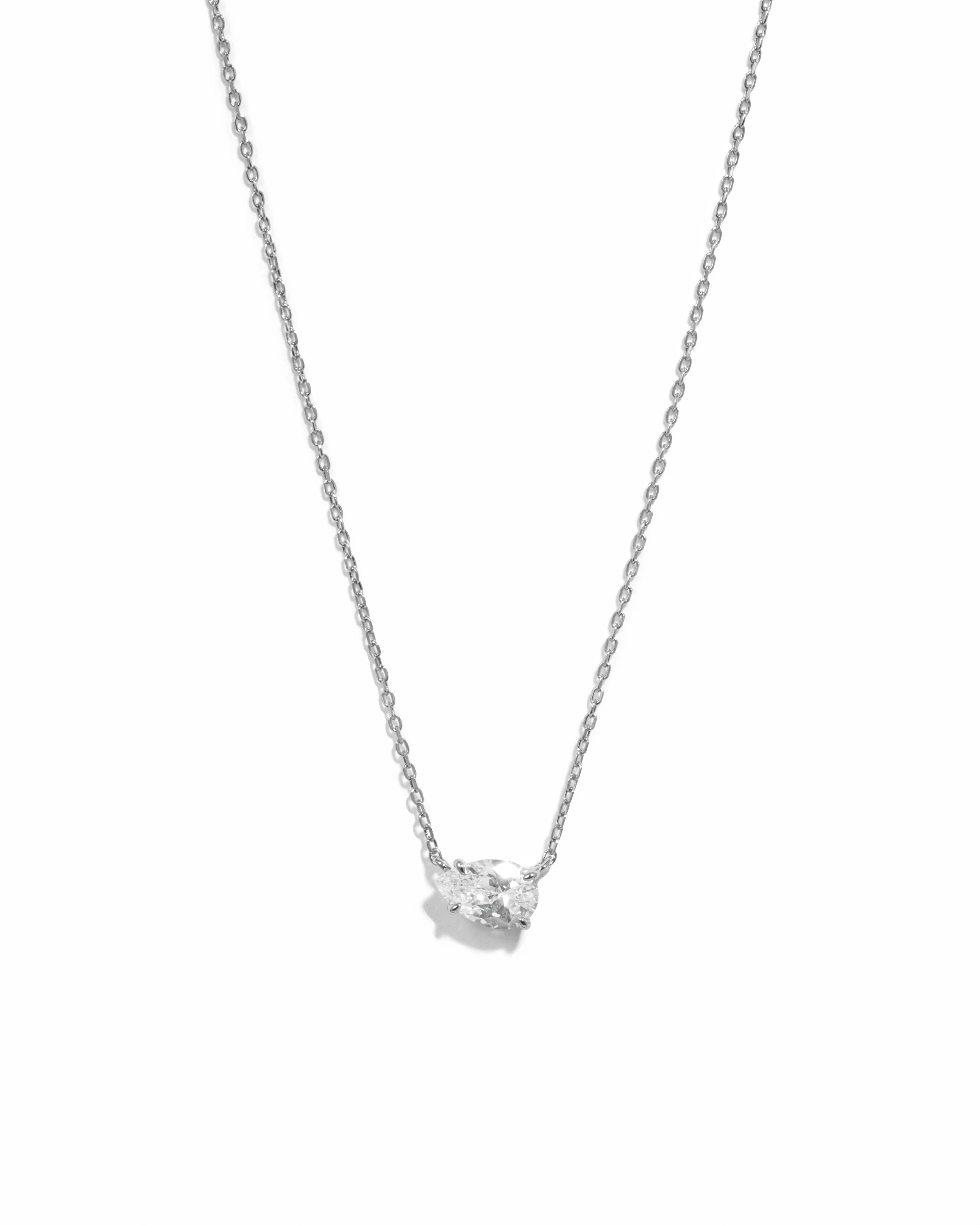 Sideways Pear Necklace - Image 3