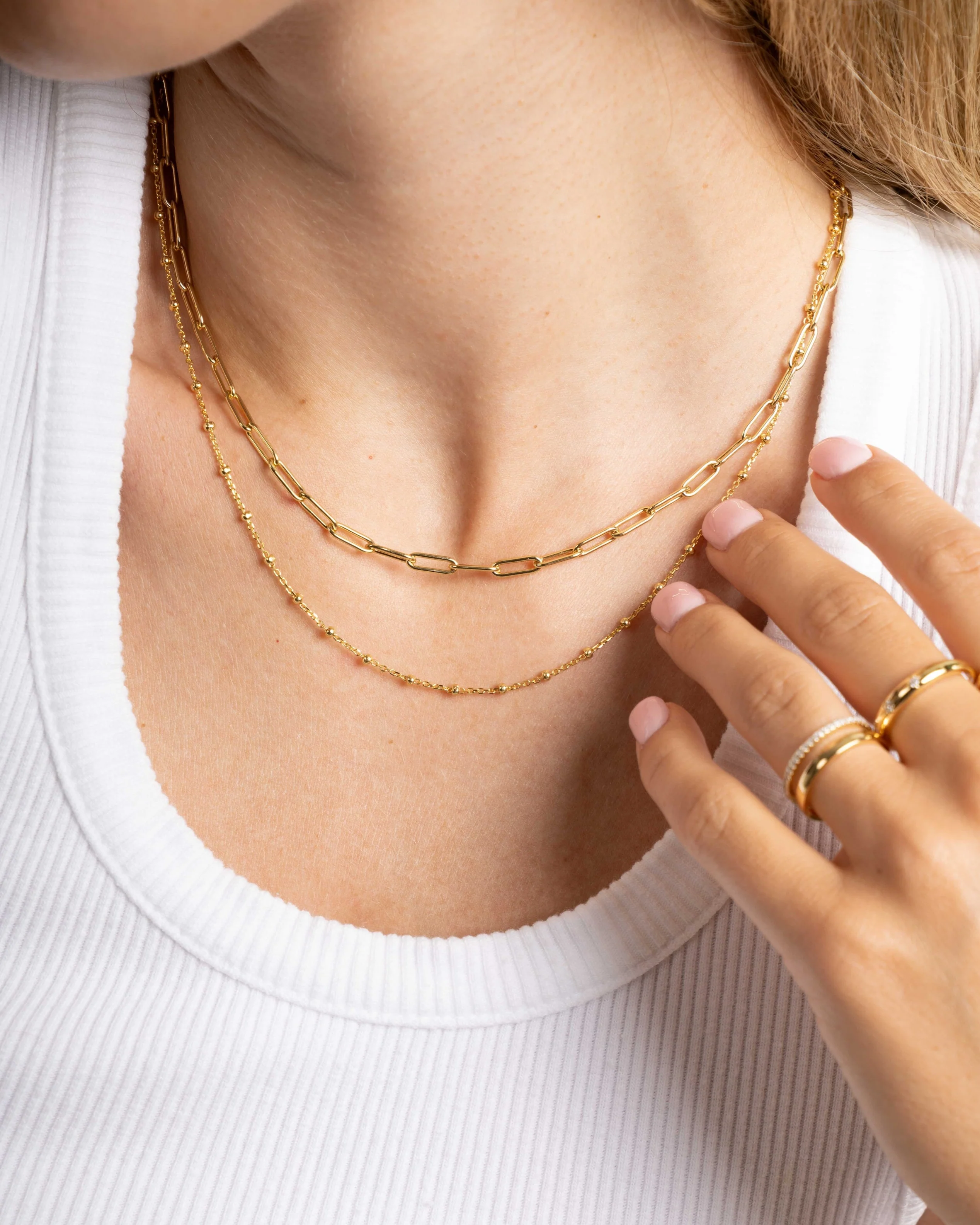 Simple Beaded Necklace - Image 2
