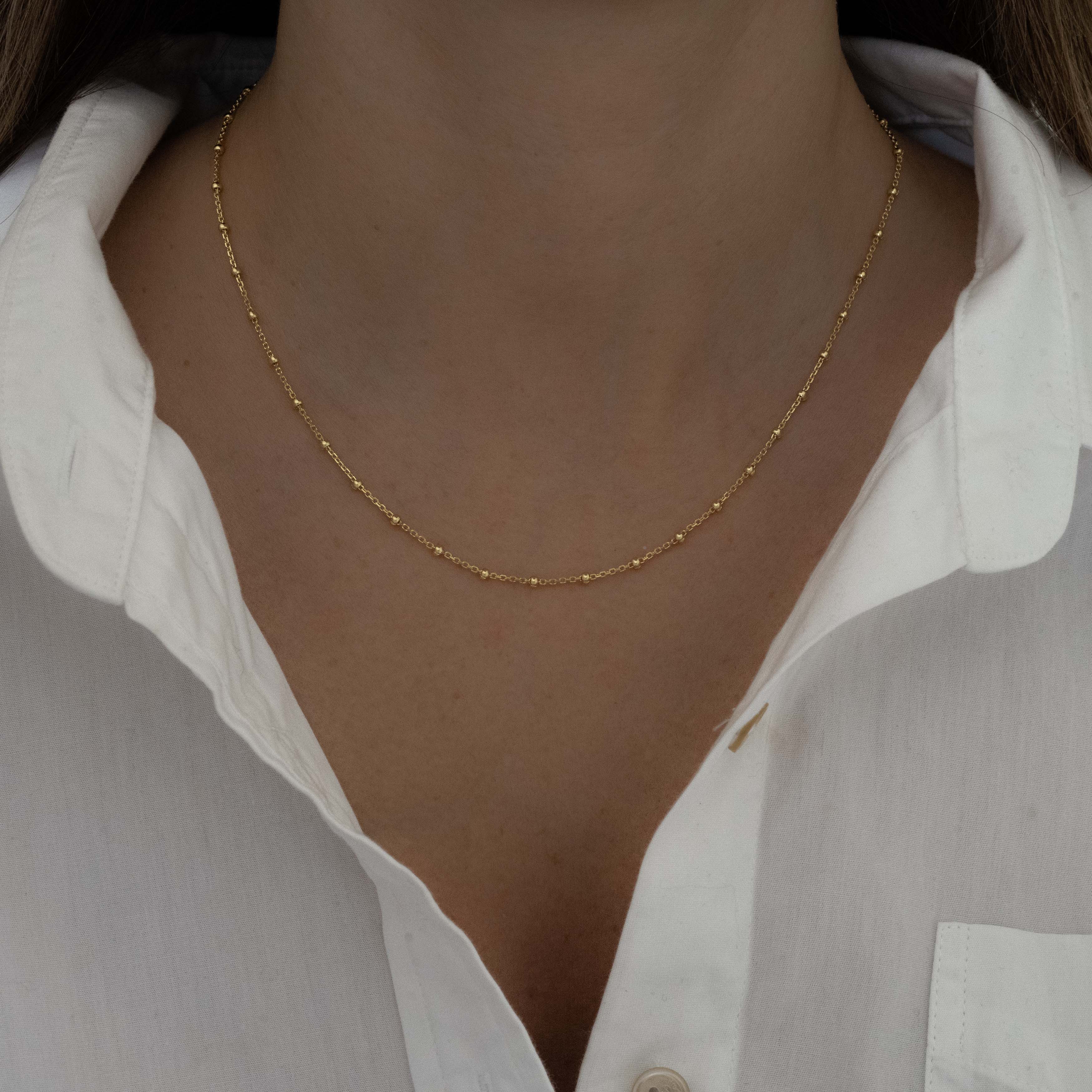 Simple Beaded Necklace - Image 4