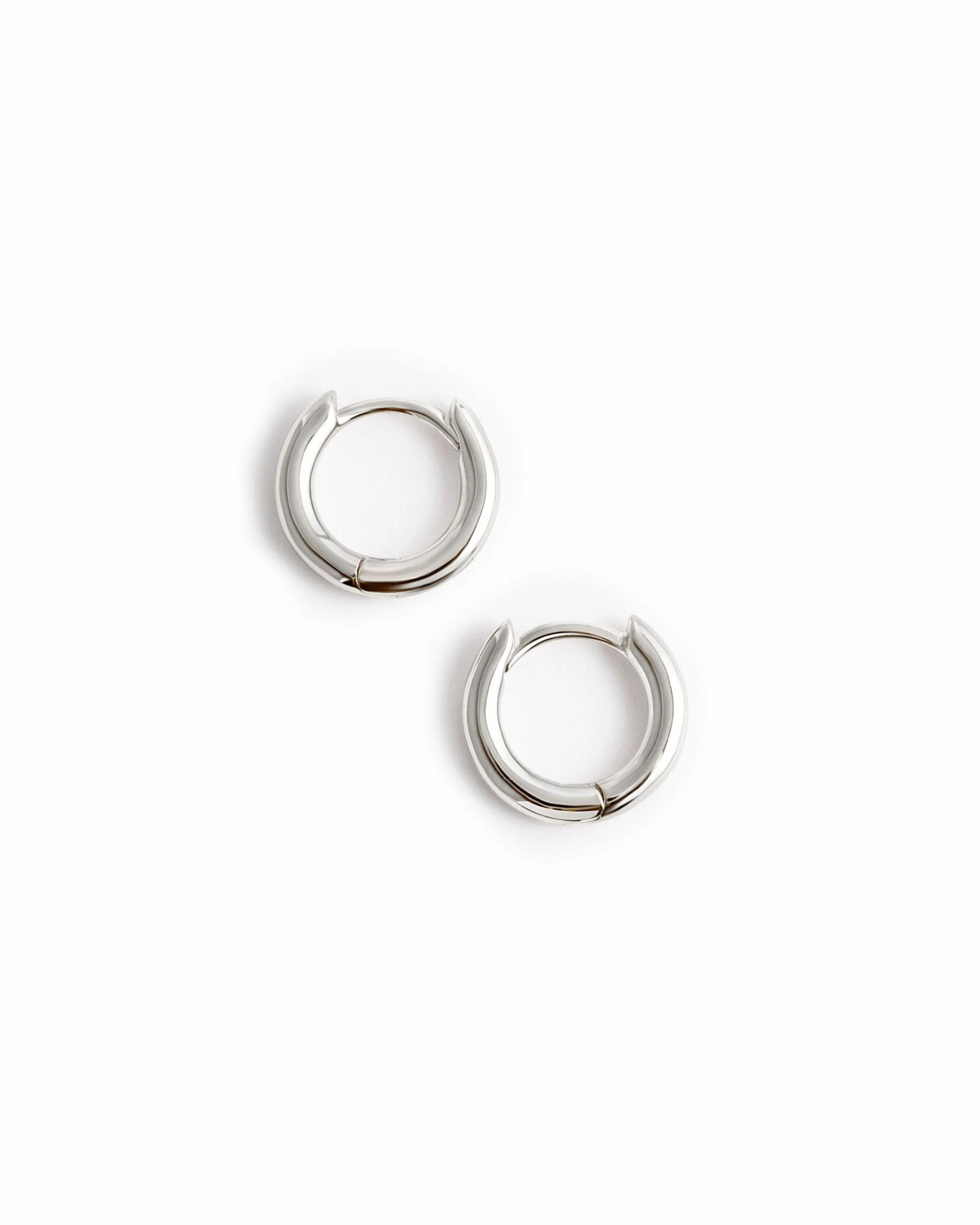 Simple Huggie Hoops - Image 7