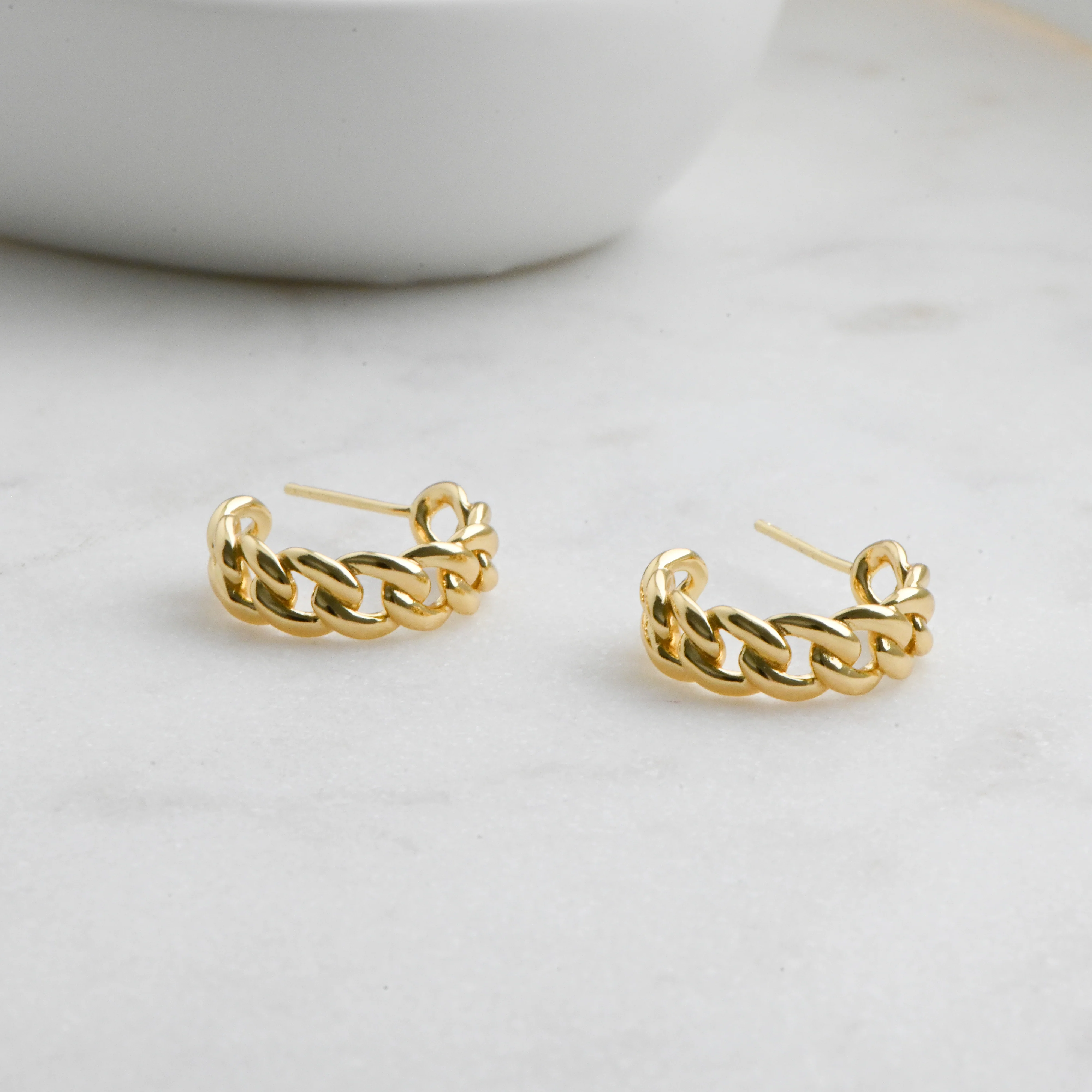 Small Chain Hoops - Image 4