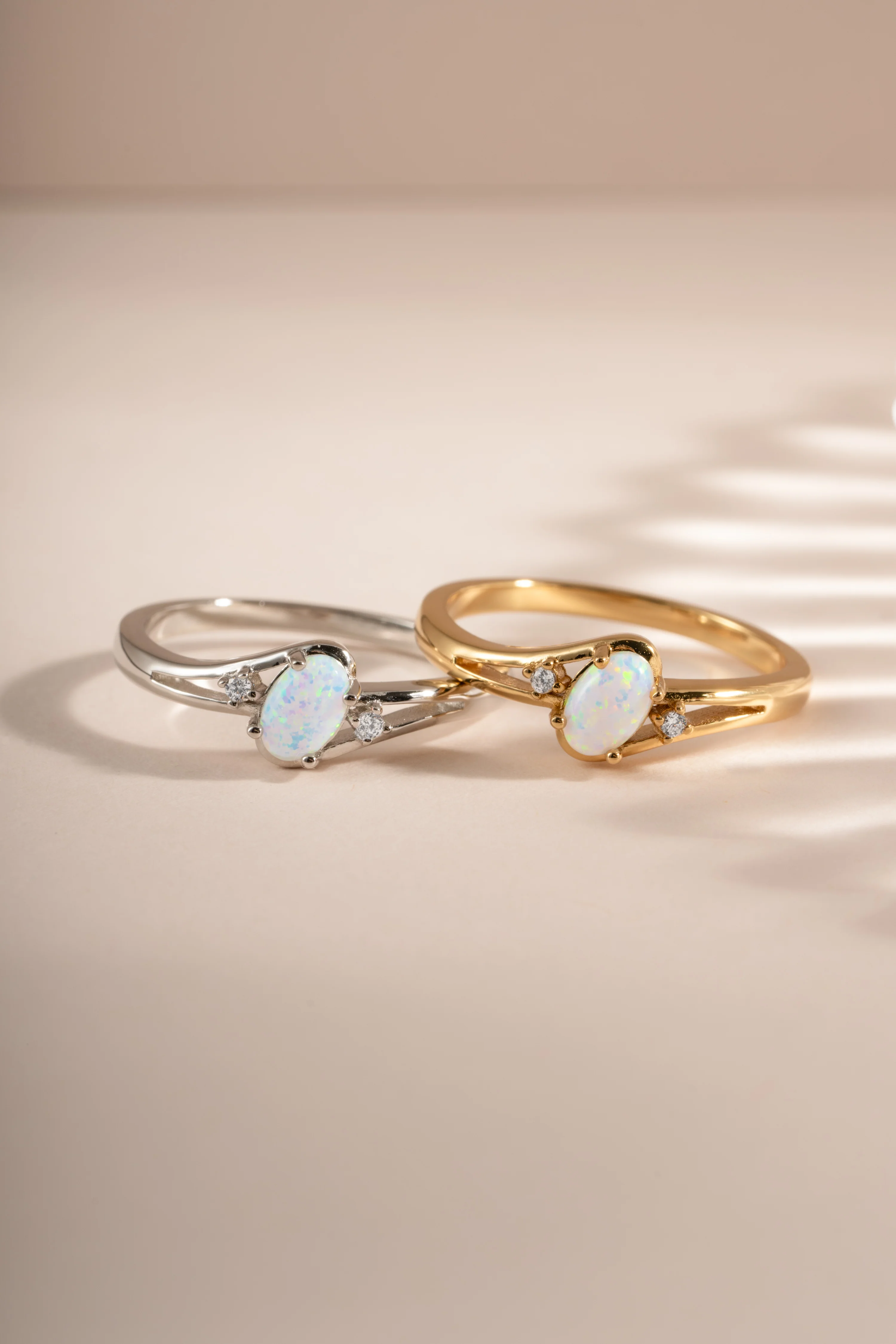 Small Oval Opal Ring - Image 3