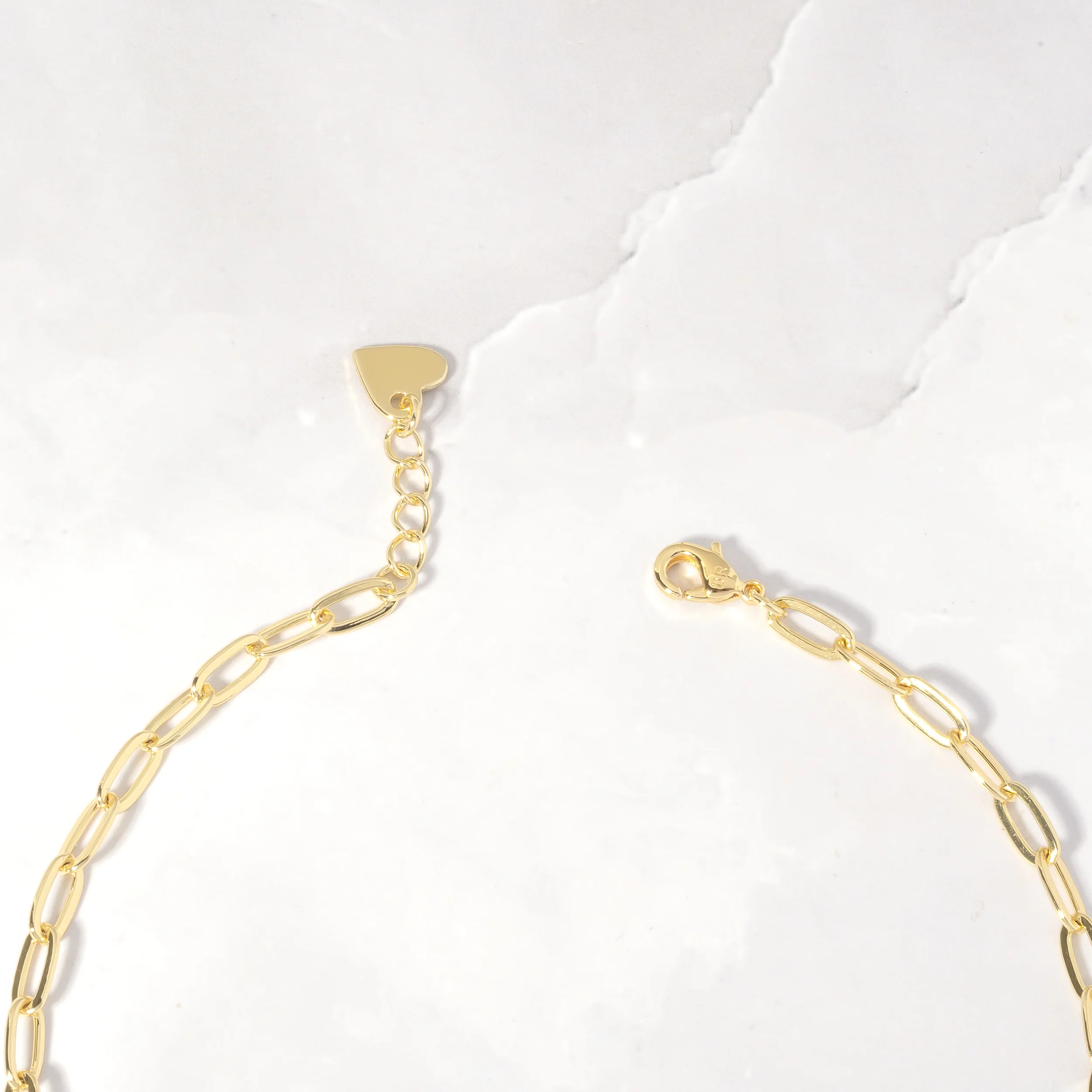 Small Paperclip Anklet - Image 6