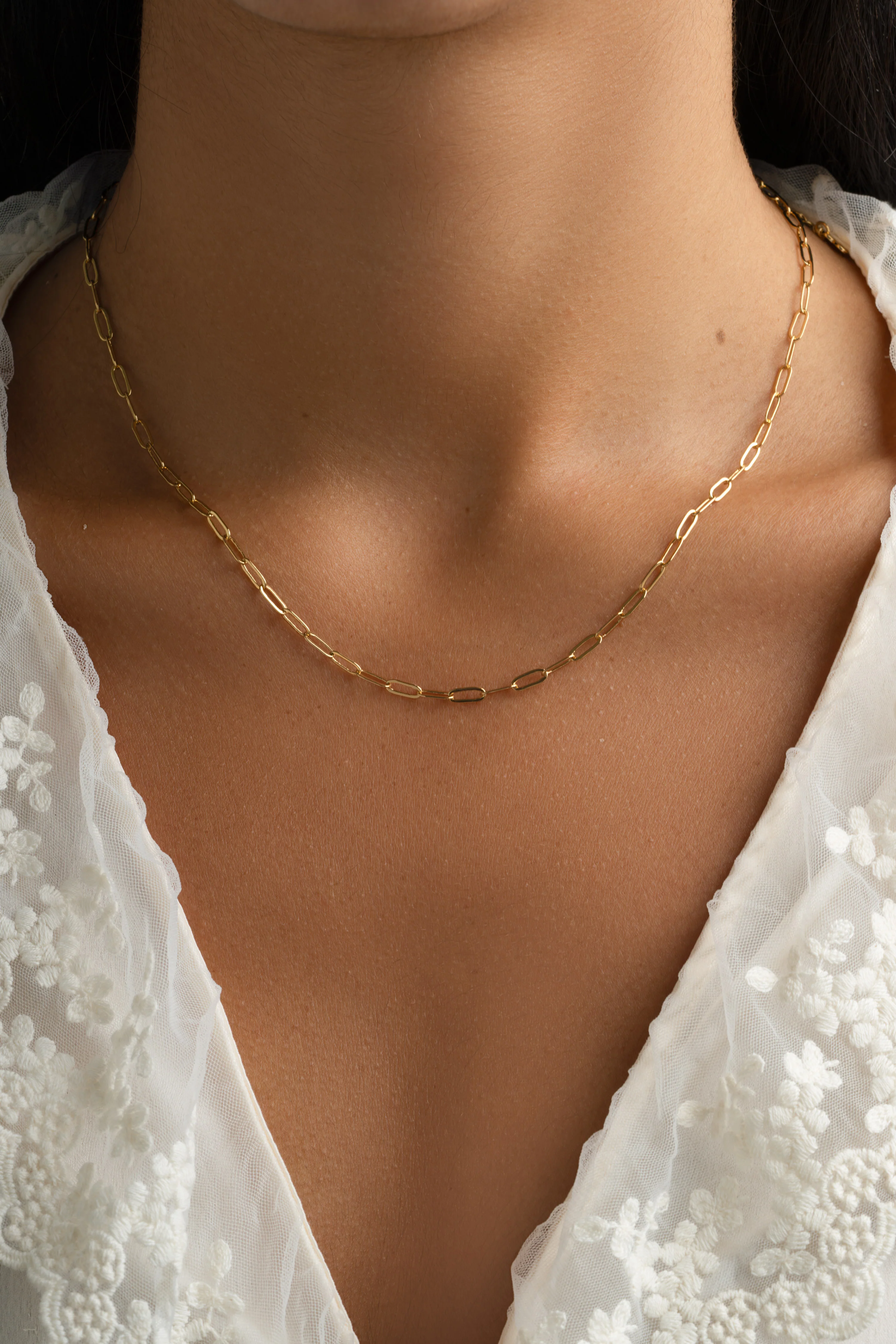 Small Paperclip Necklace - Image 2