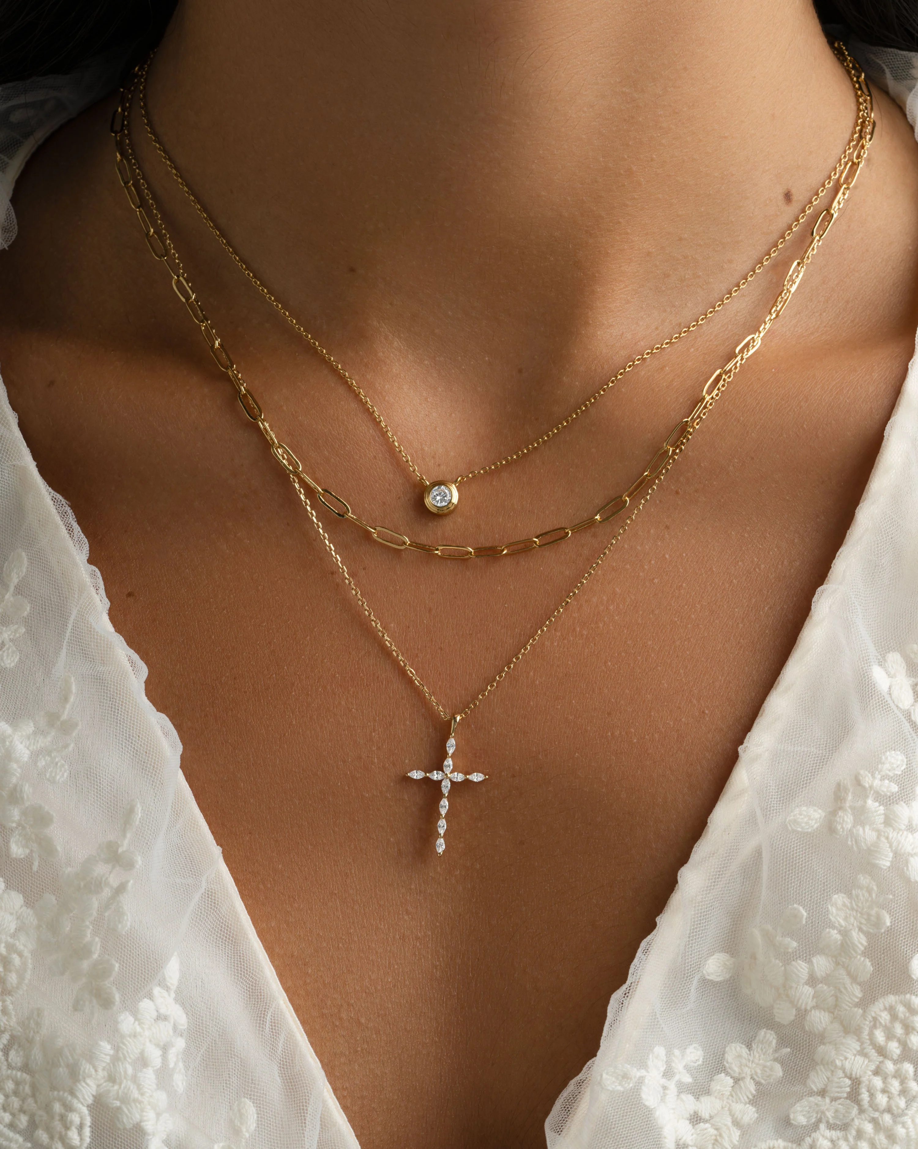 Small Paperclip Necklace - Image 4
