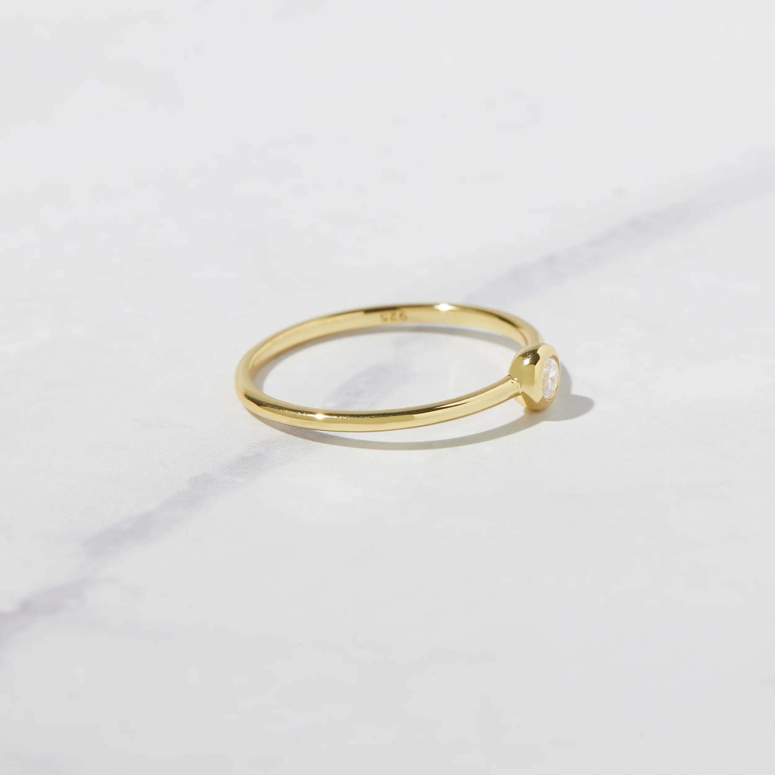 Solitaire Bezel Ring - Image 6