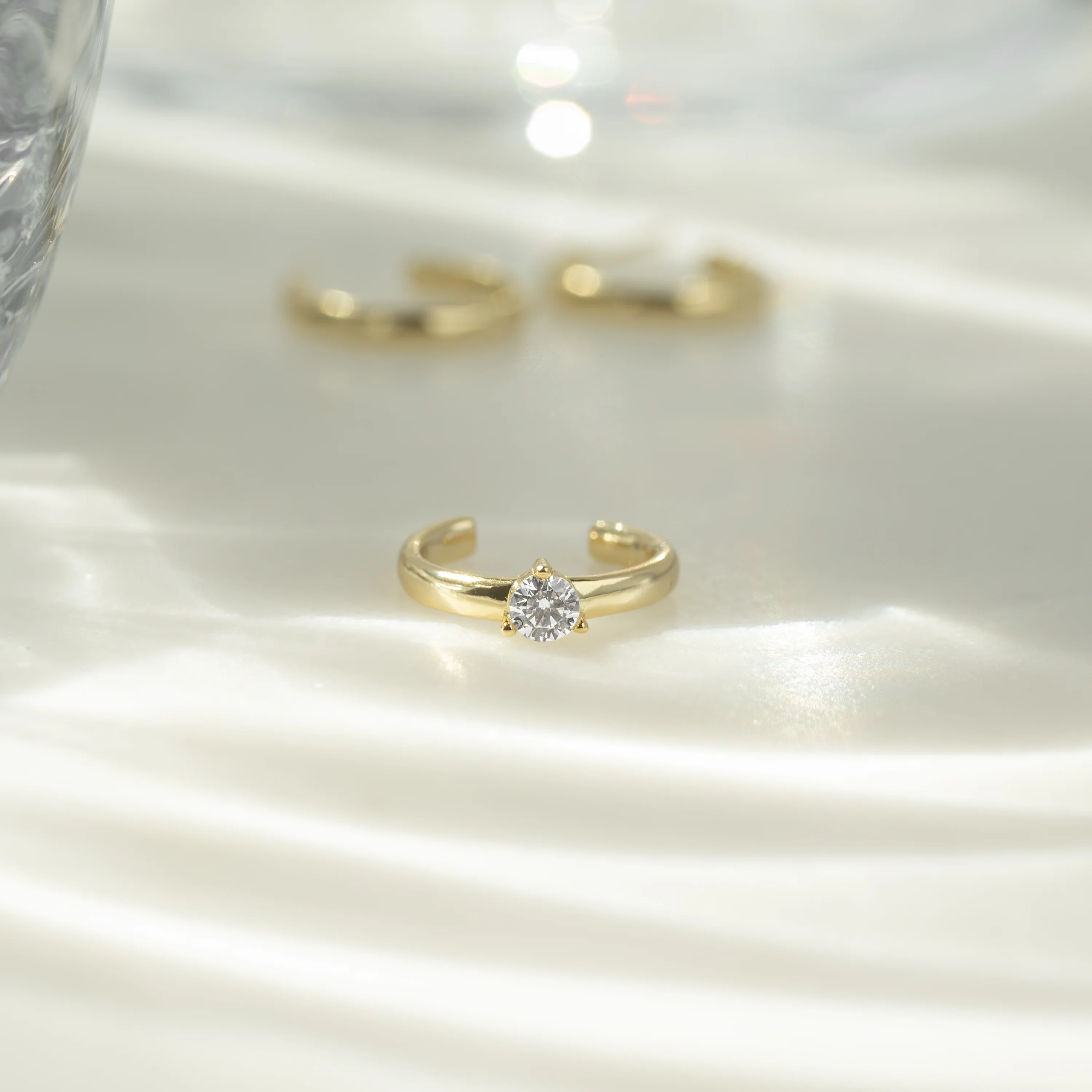 Solitaire Ear Cuff - Image 5
