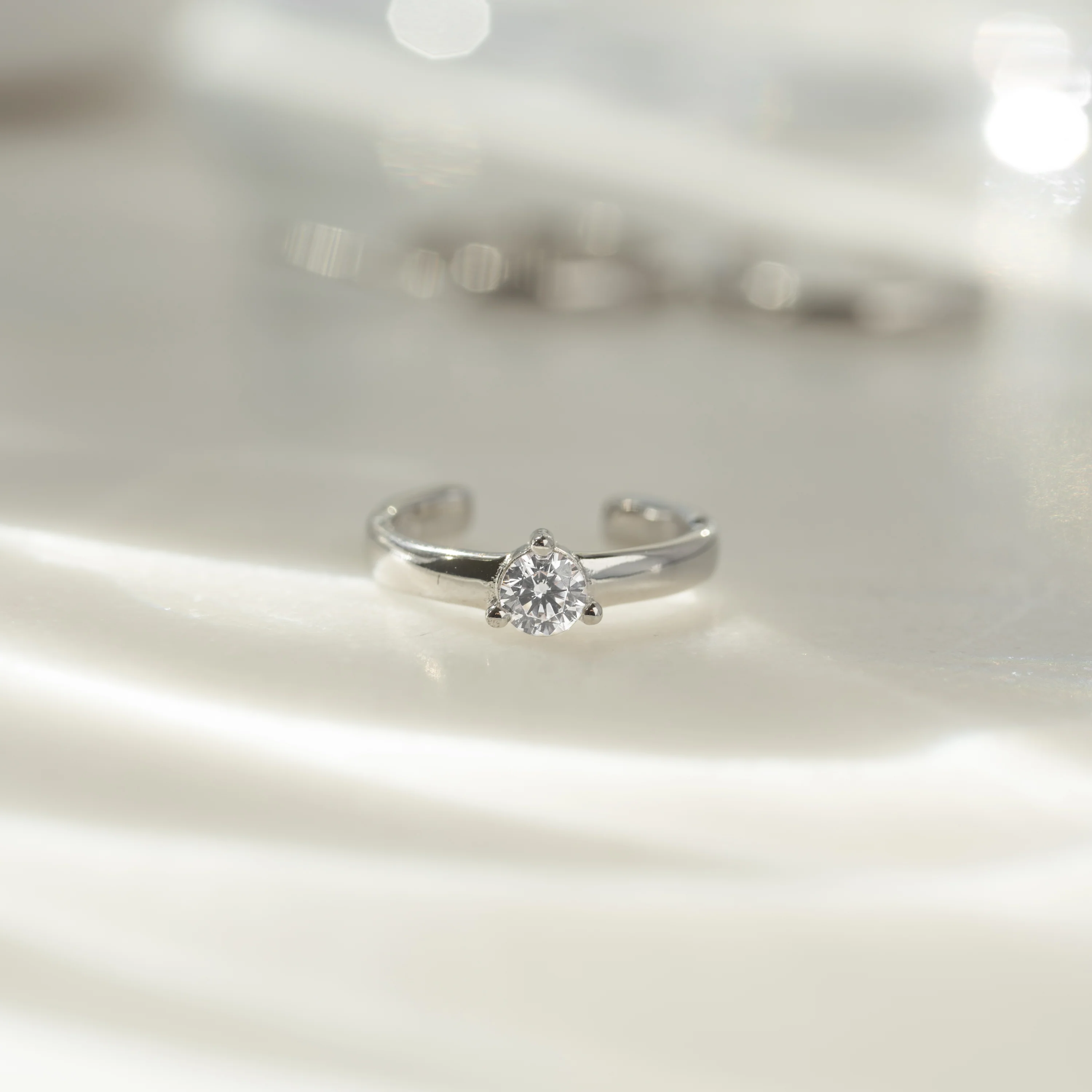 Solitaire Ear Cuff - Image 6