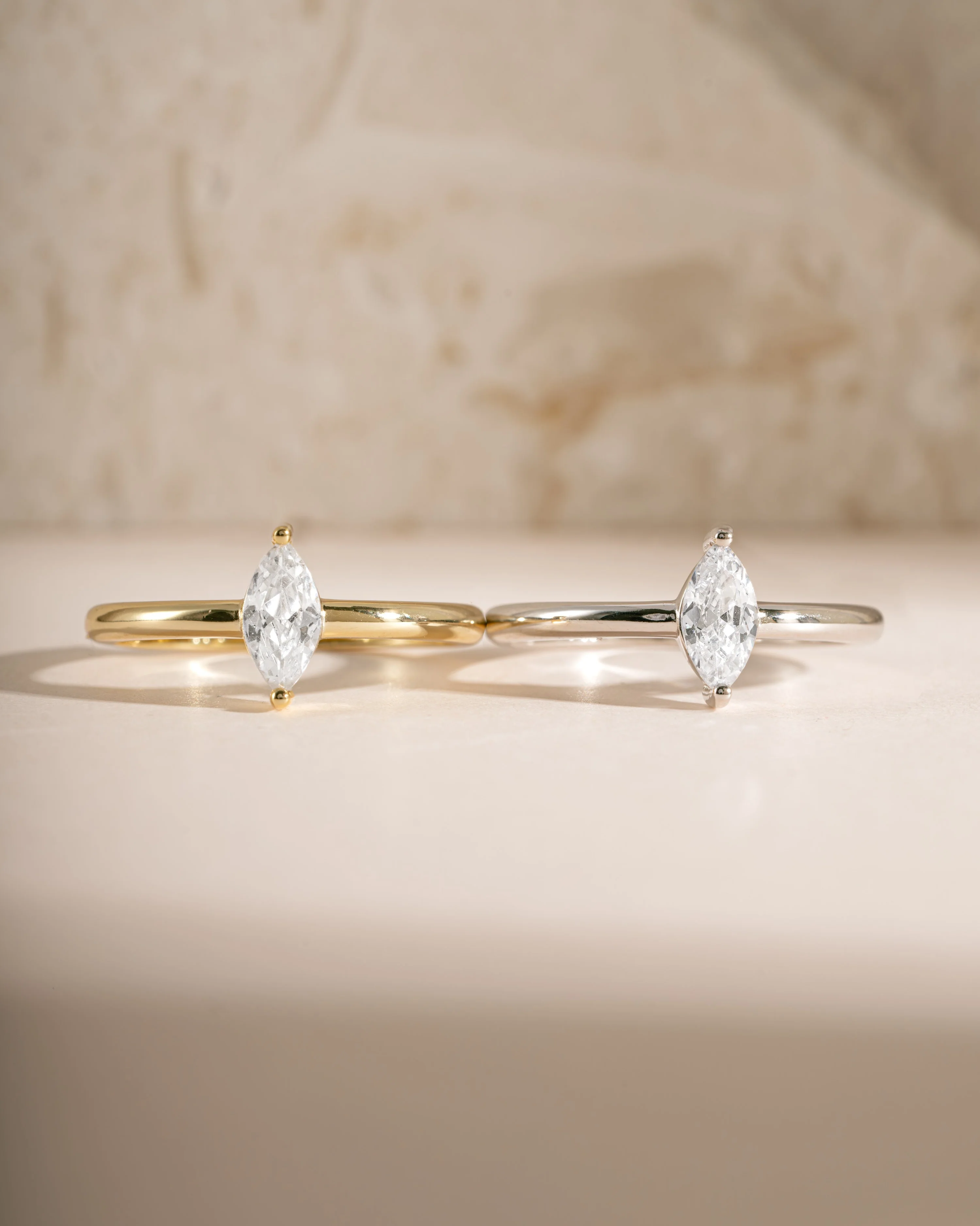 Solitaire Marquise Ring - Image 3