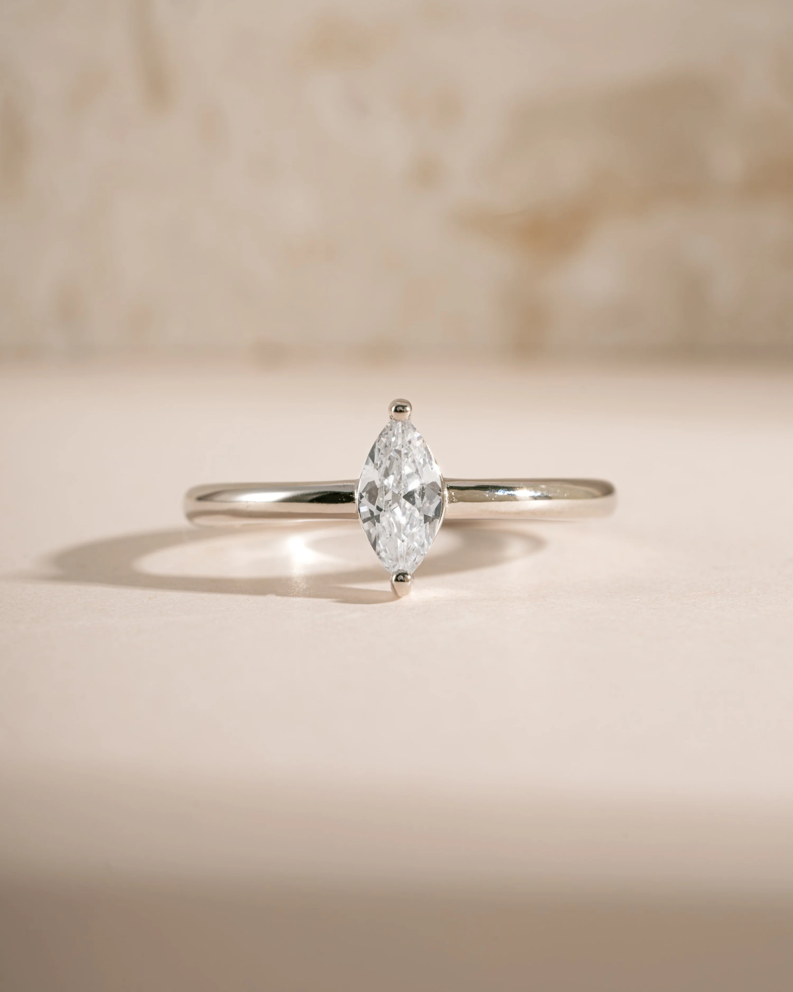 Solitaire Marquise Ring - Image 6