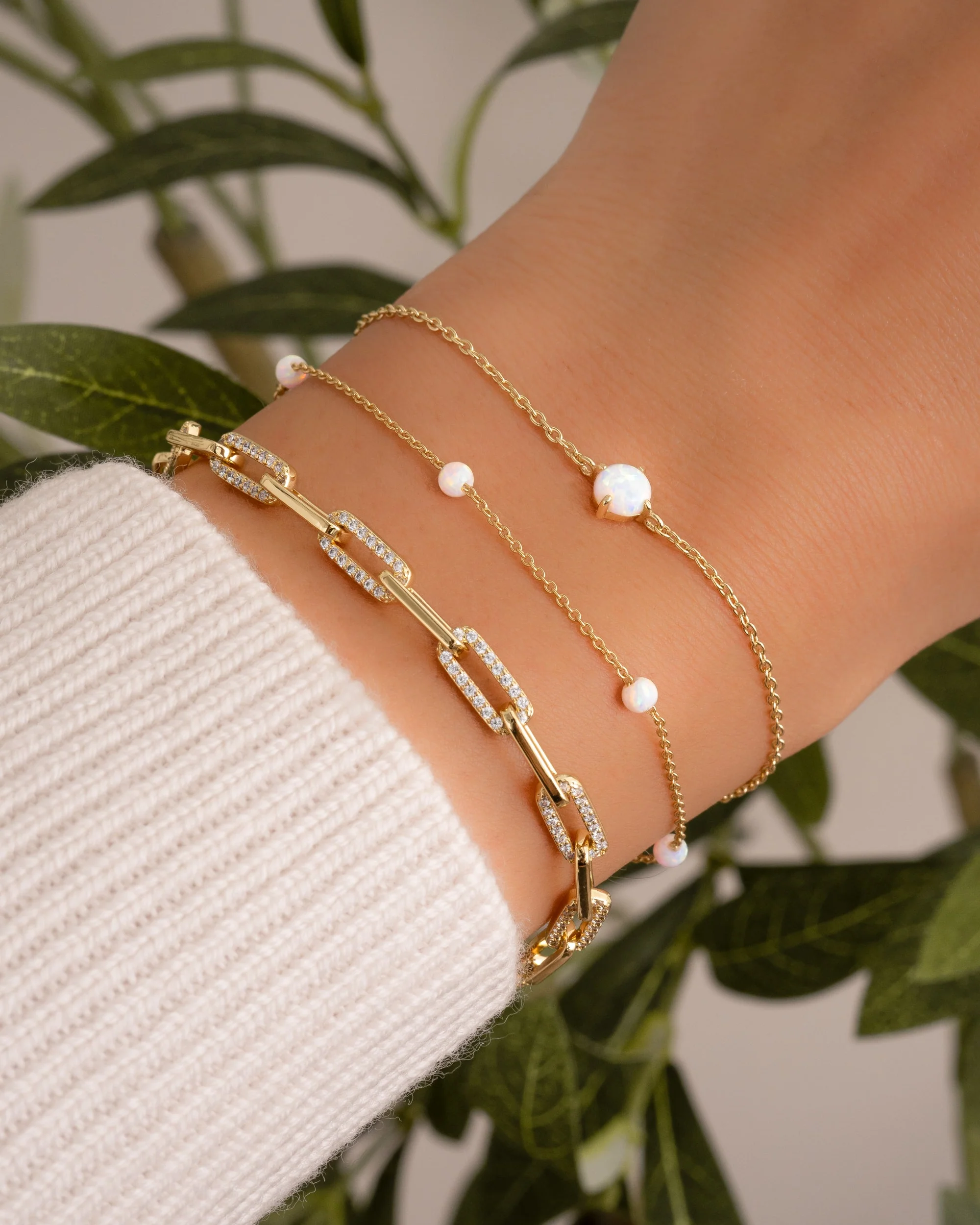 Solitaire Opal Bracelet - Image 6