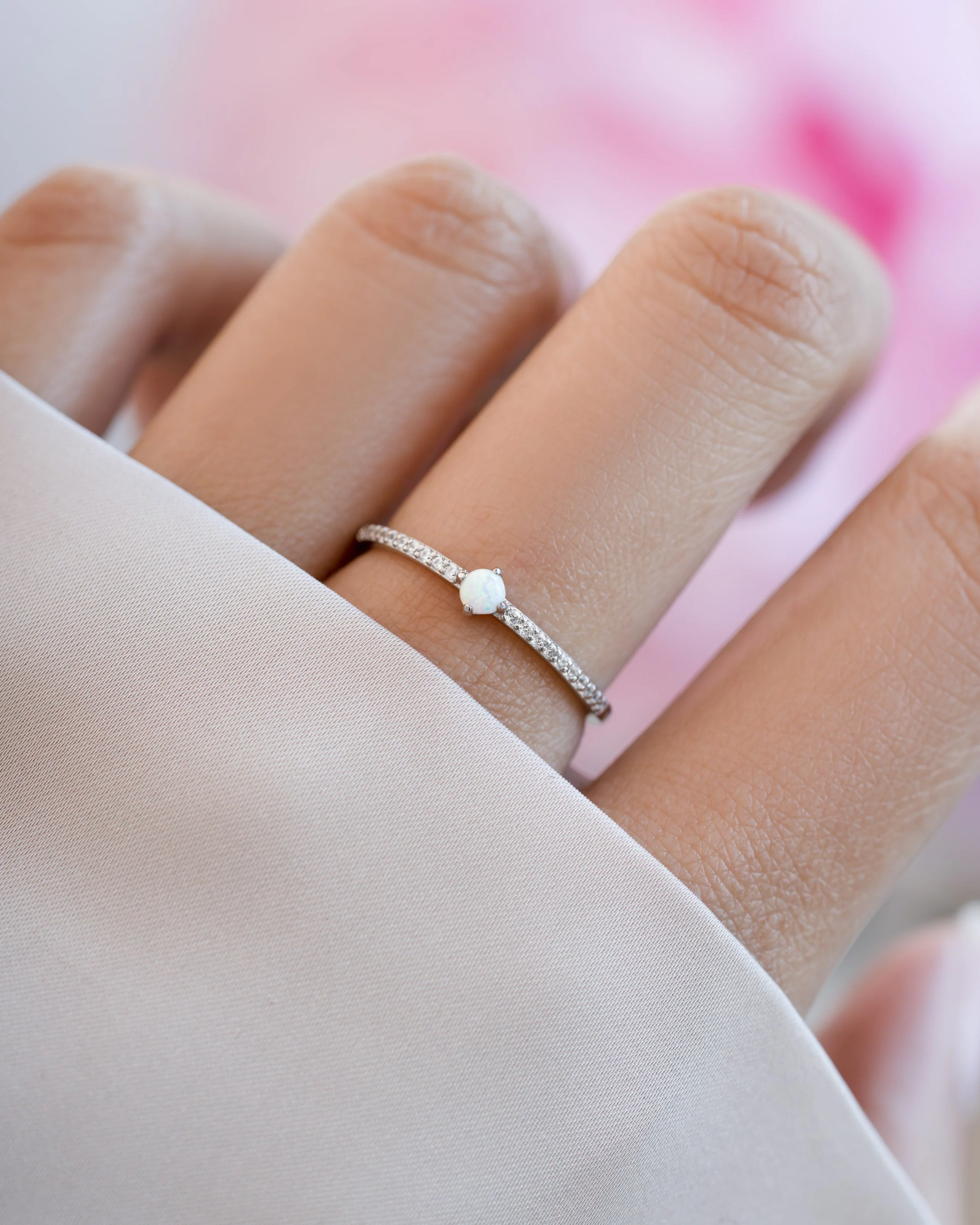 Solitaire Opal Ring - Image 4