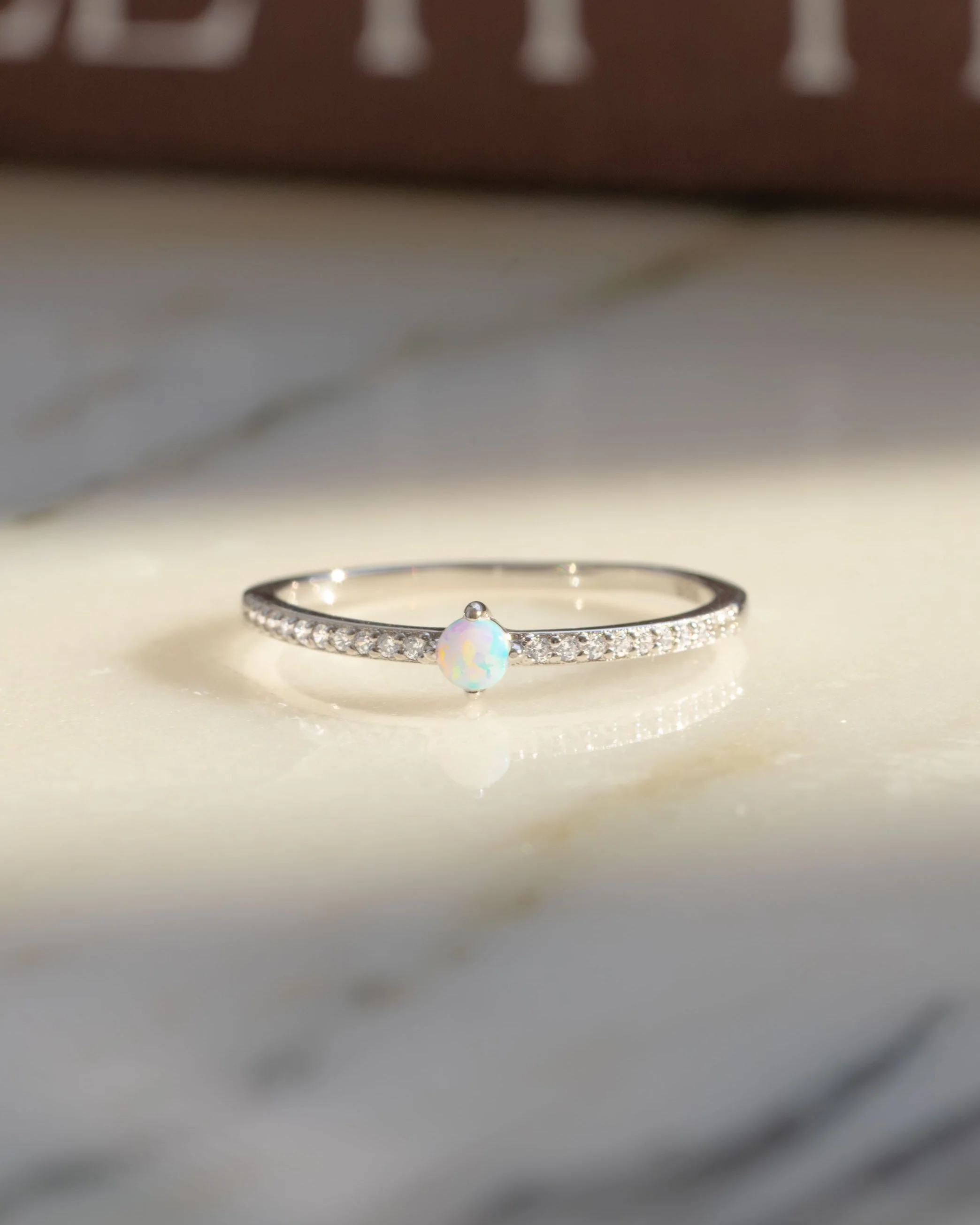 Solitaire Opal Ring - Image 5