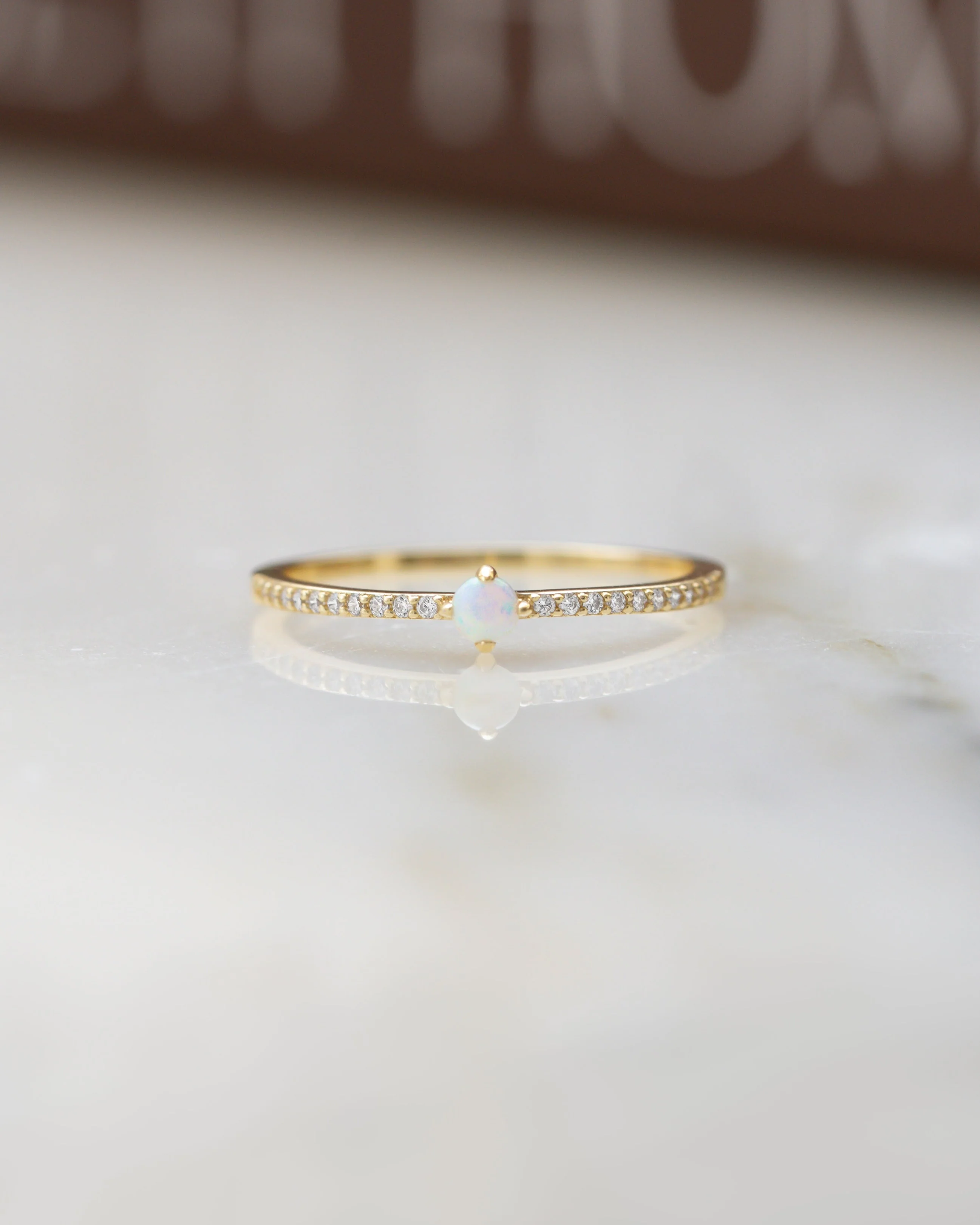 Solitaire Opal Ring - Image 7