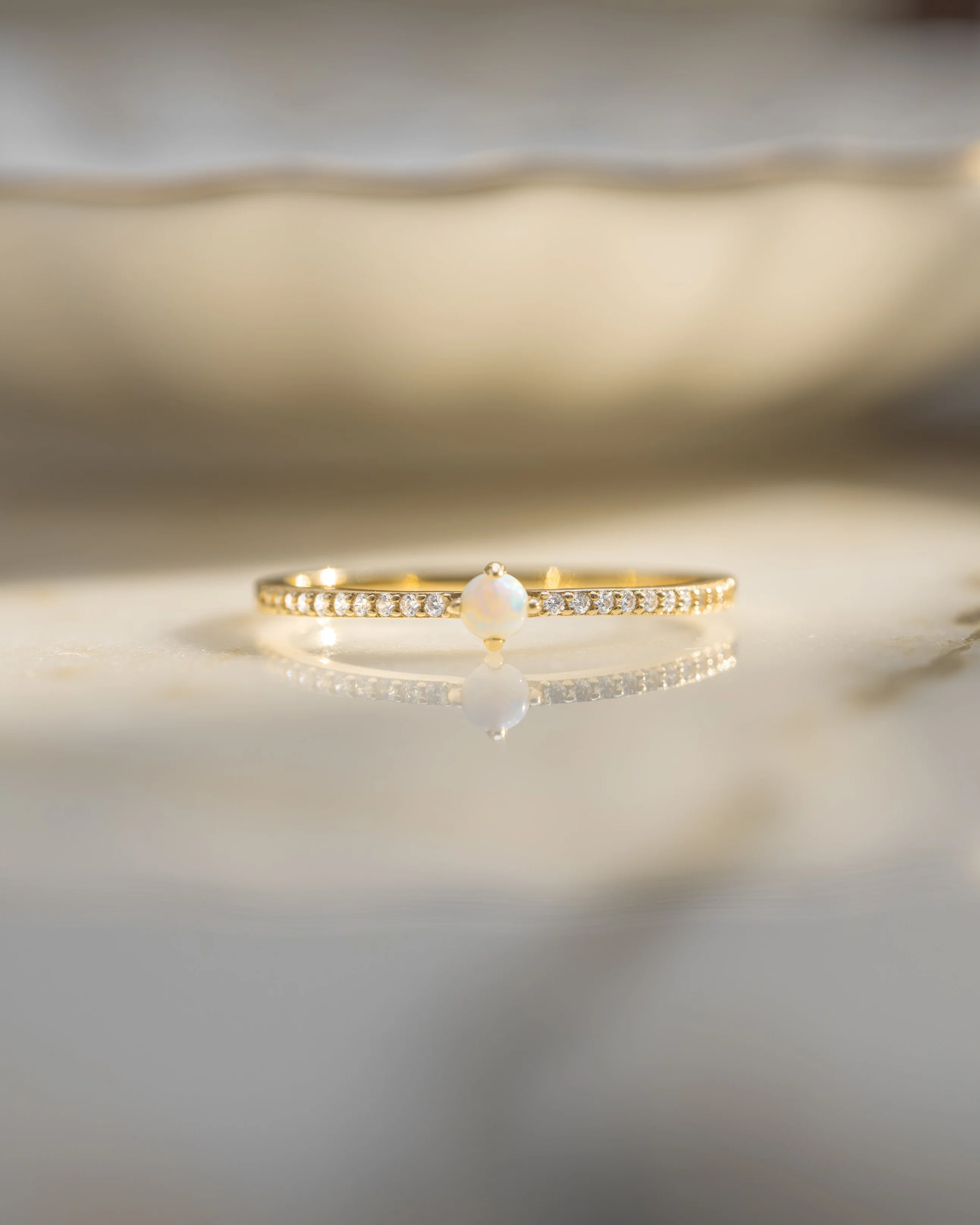 Solitaire Opal Ring - Image 9