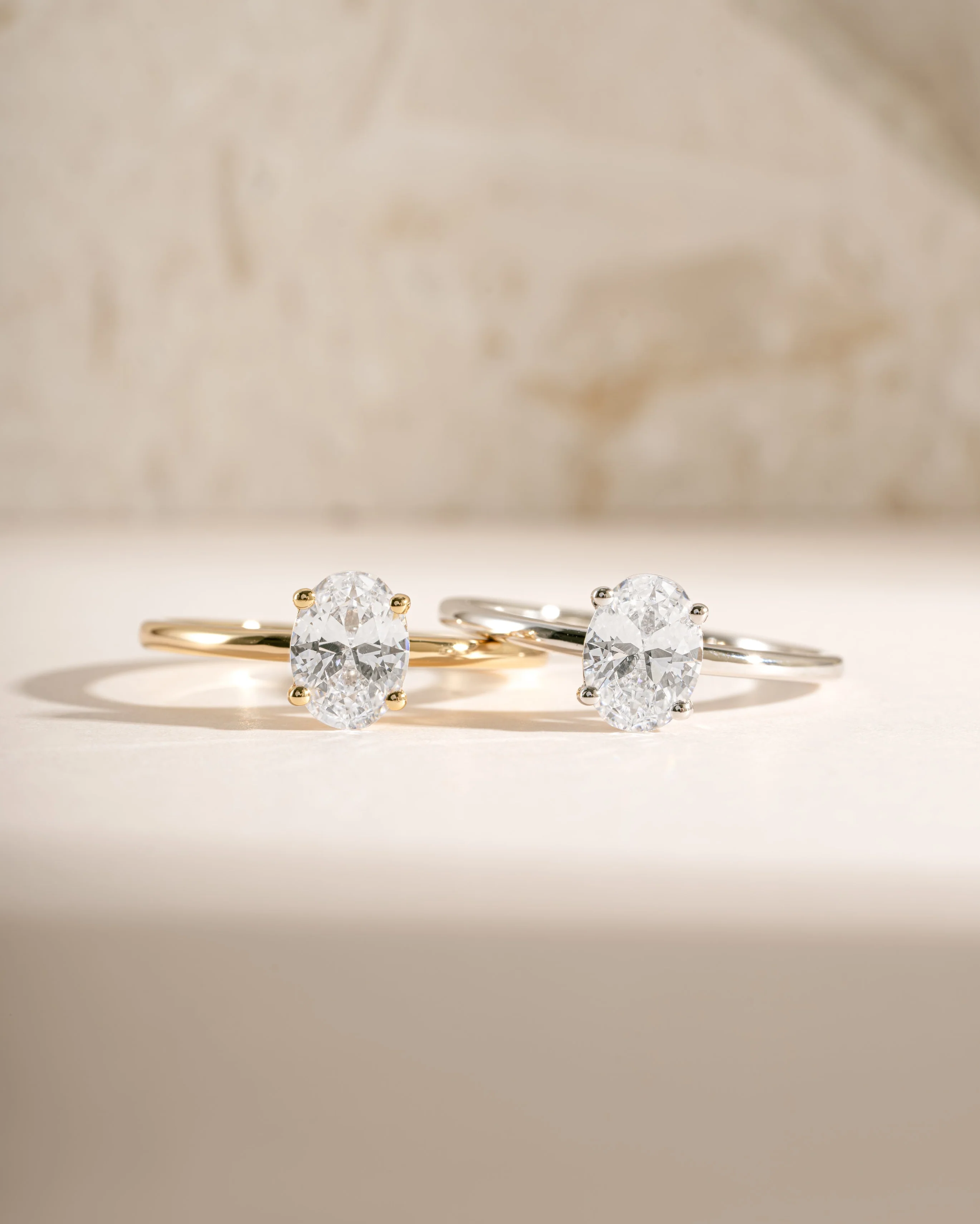 Solitaire Oval Ring - Image 3