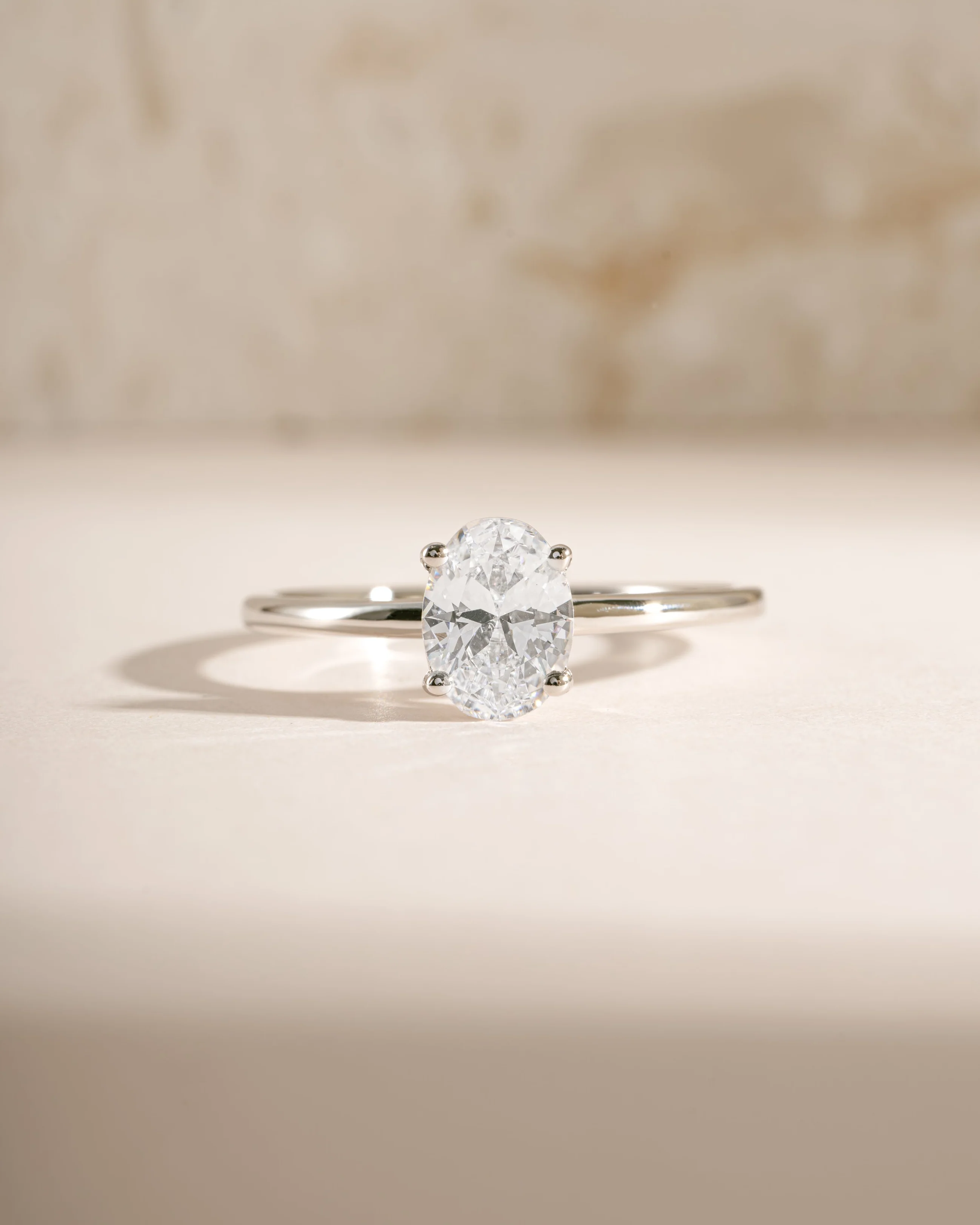 Solitaire Oval Ring - Image 7