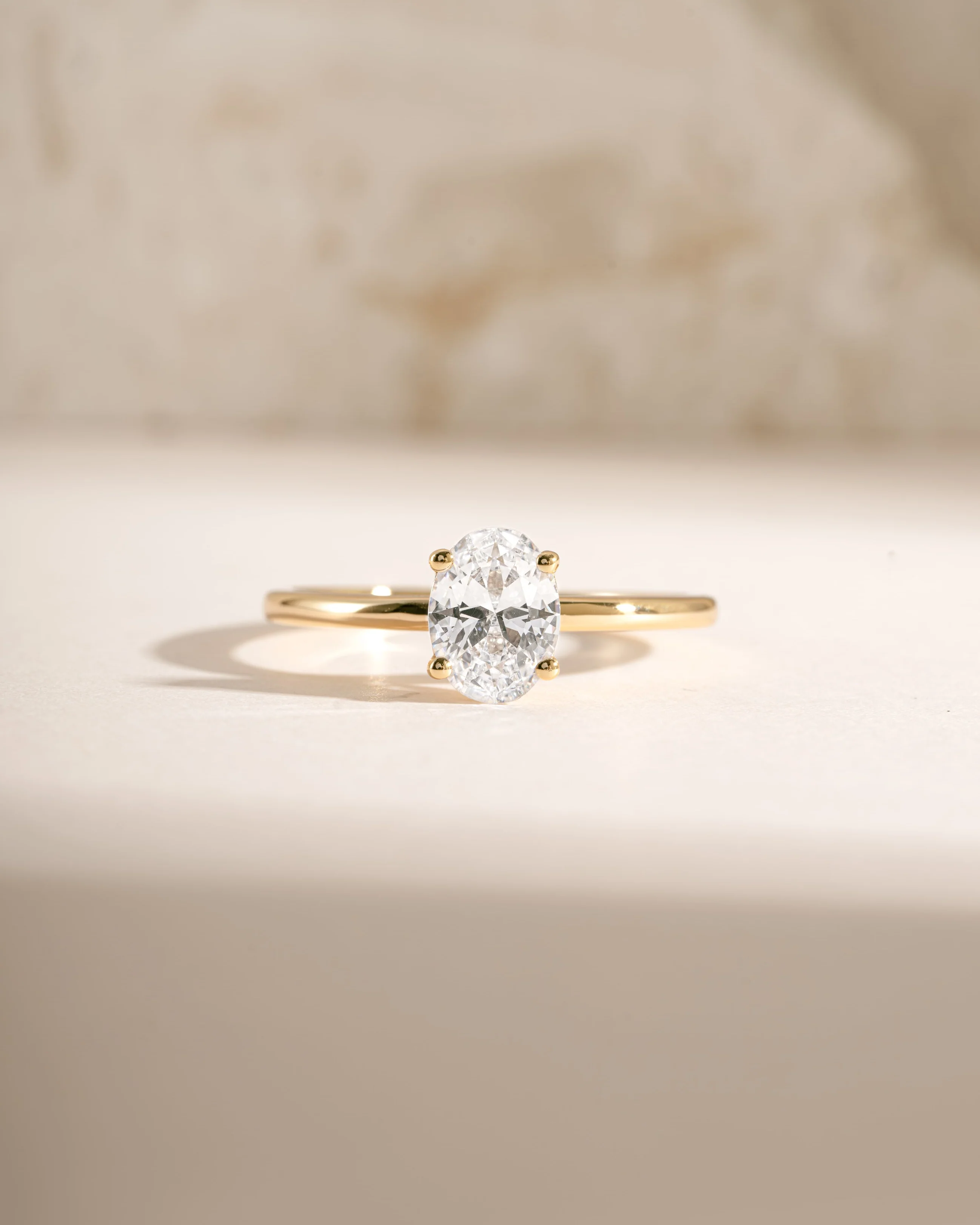 Solitaire Oval Ring - Image 8