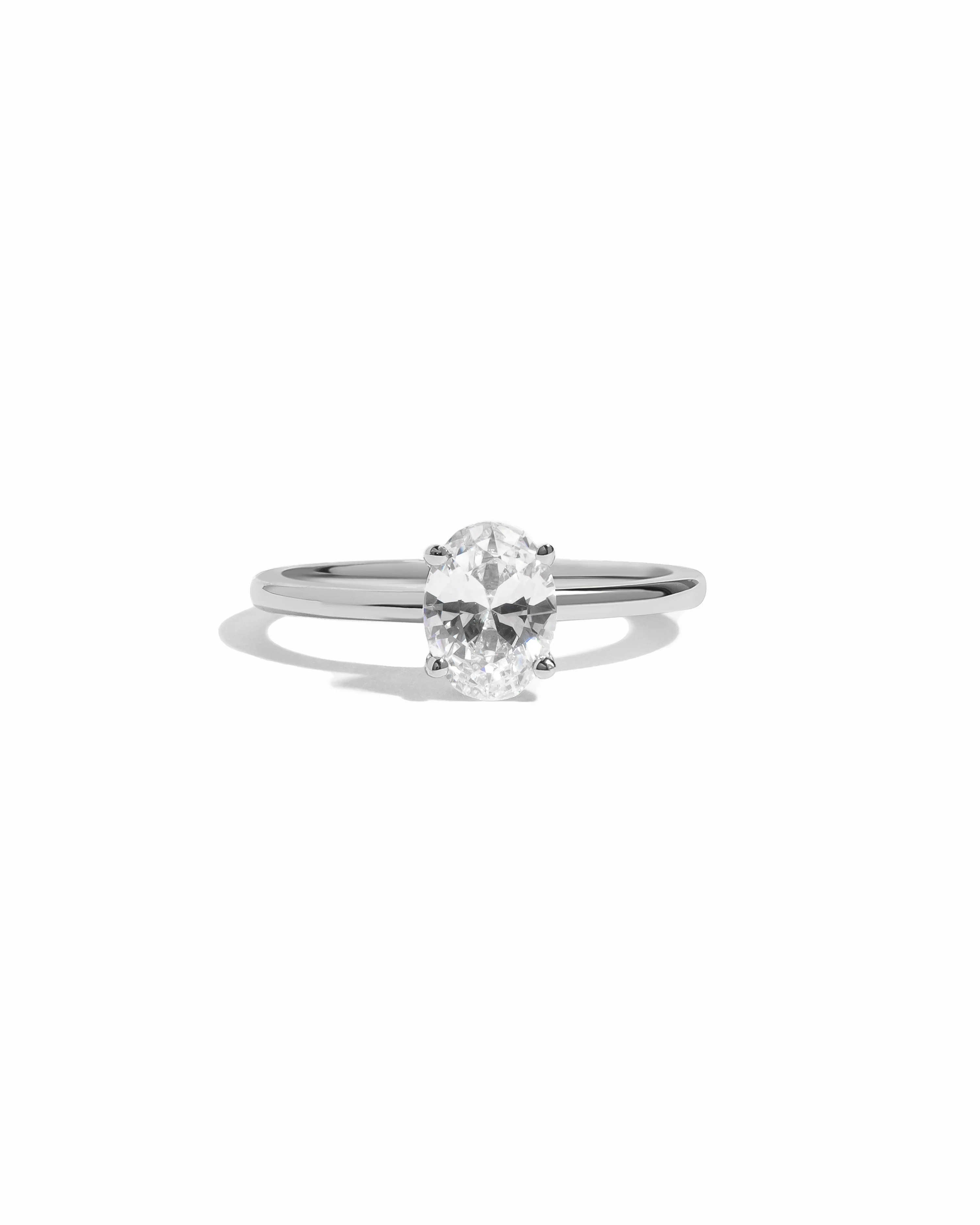 Solitaire Oval Ring - Image 9