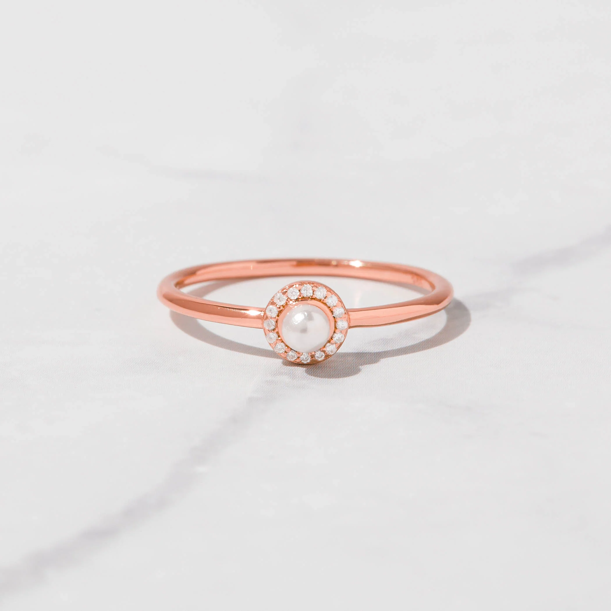Solitaire Pearl Ring - Image 8