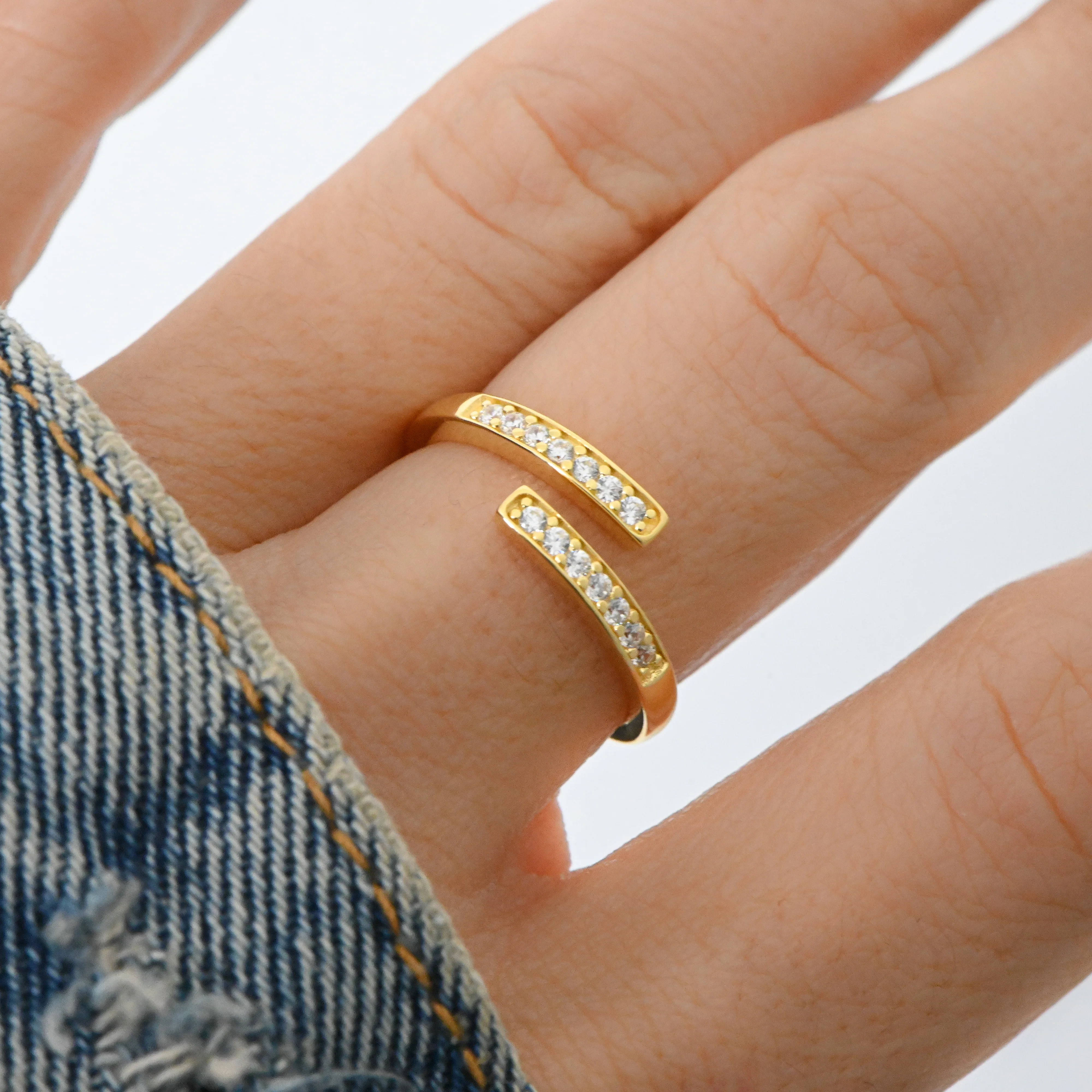 Spiral Studded Ring - Image 2
