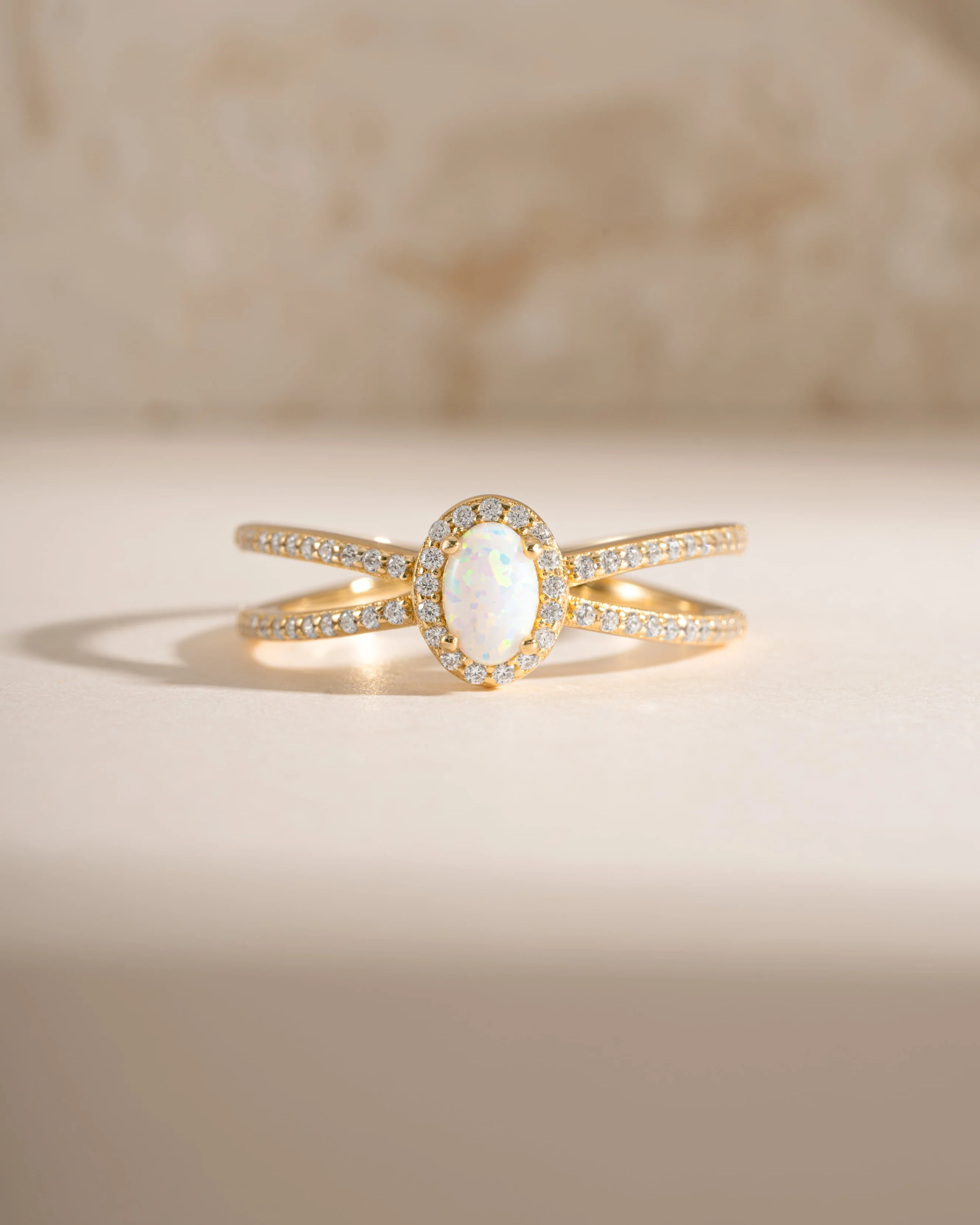 Split Shank Opal Ring - Image 5