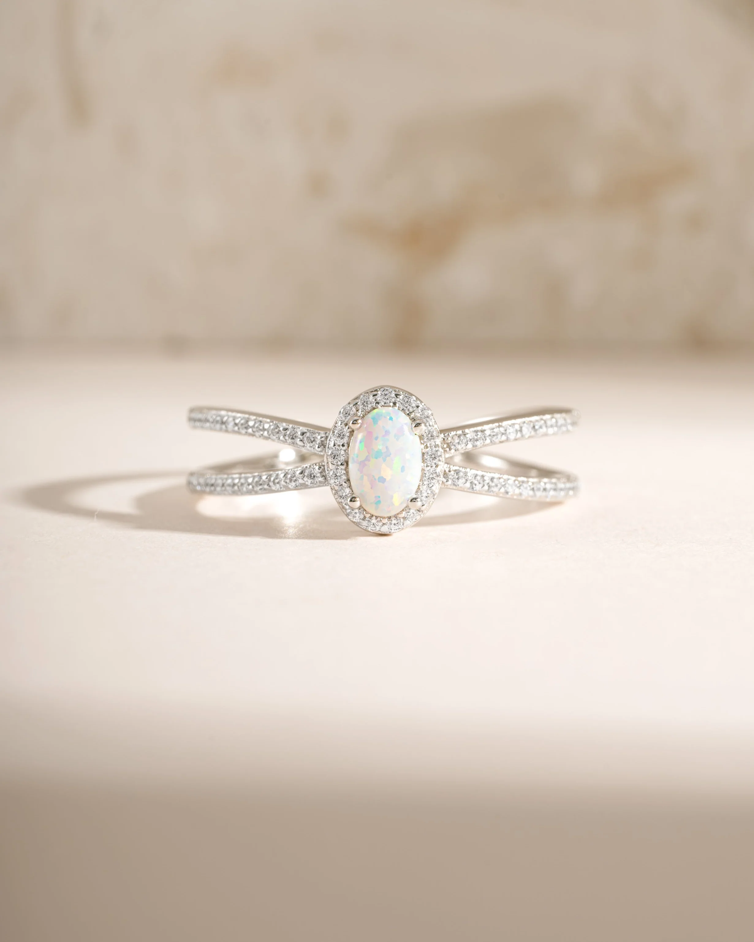 Split Shank Opal Ring - Image 7