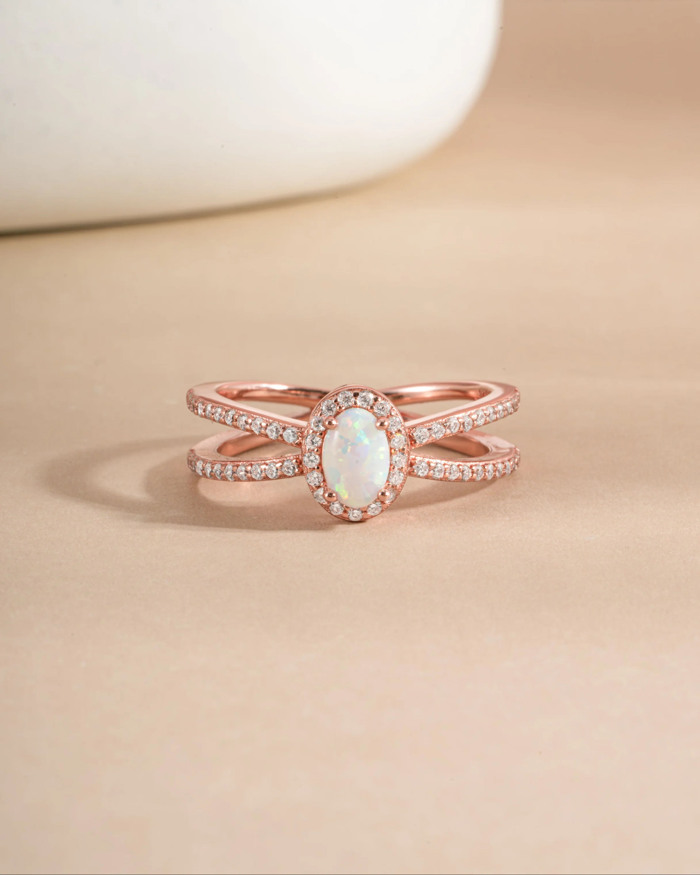 Split Shank Opal Ring - Image 9