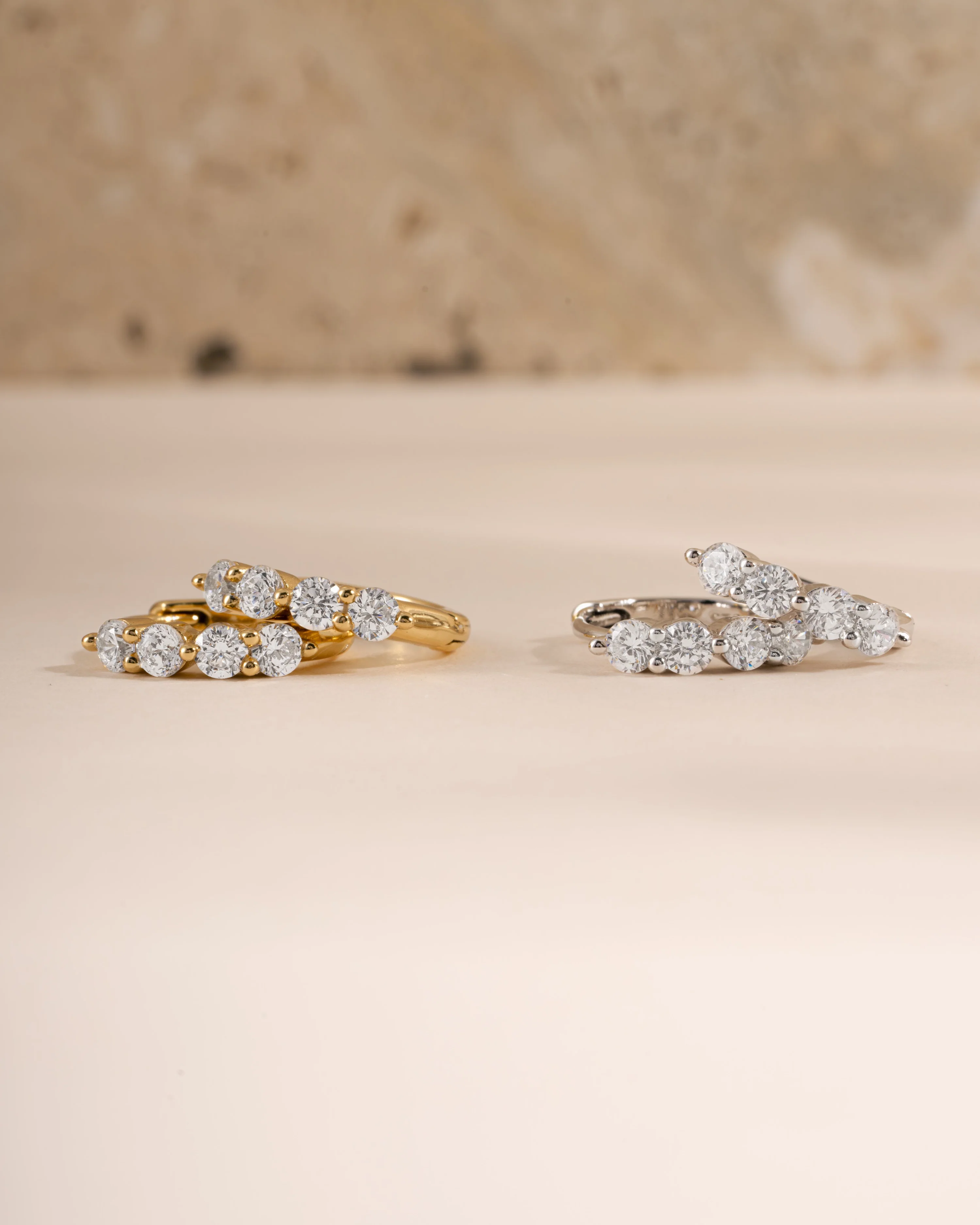 9mm Stacy Hoop Earrings - Image 3