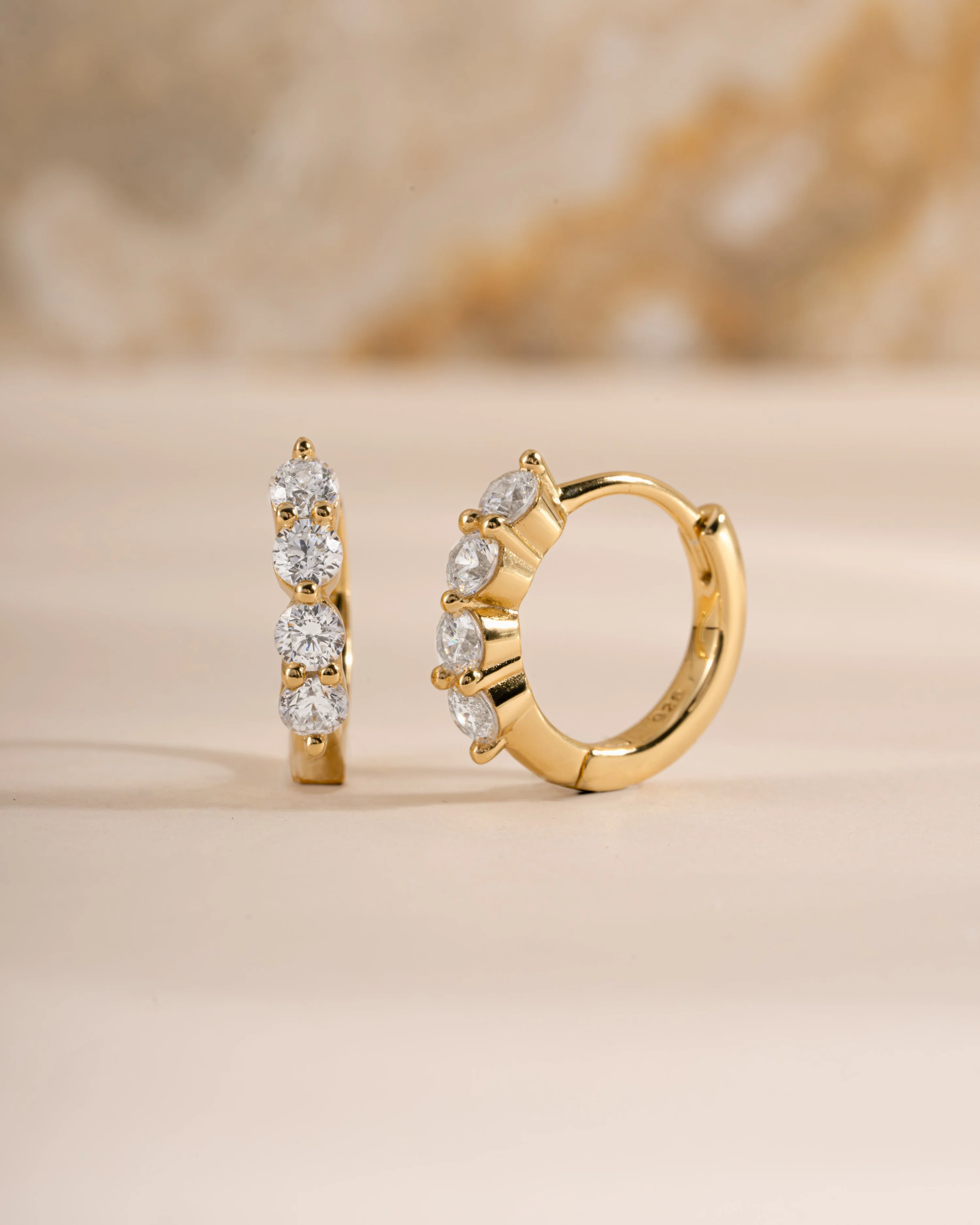 9mm Stacy Hoop Earrings - Image 6
