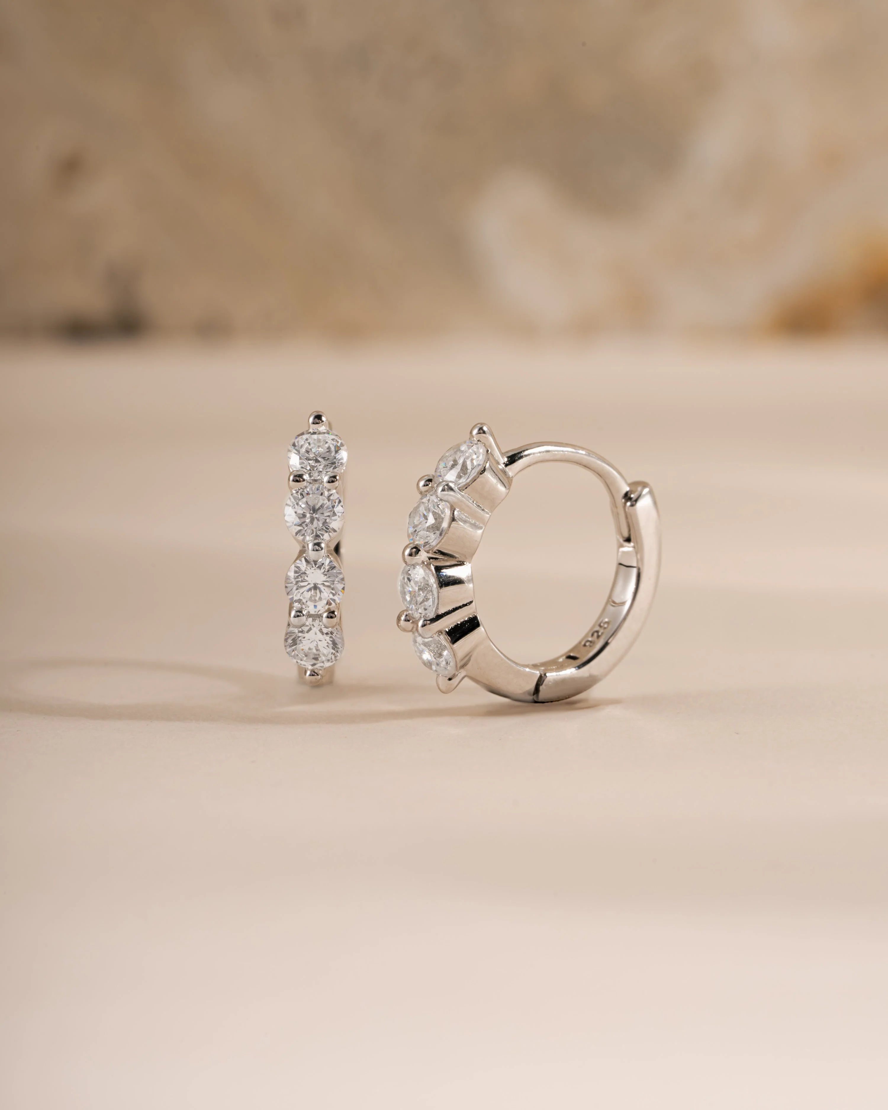 9mm Stacy Hoop Earrings - Image 7